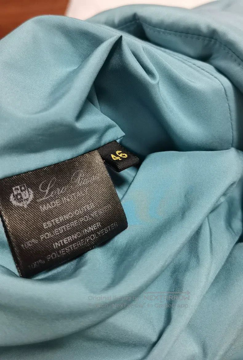 Loro Piana Loro Piana Peacock Blue Traveler's Jacket Cotton Coat Size M / US 6-8 / IT 42-44 - 3 Thumbnail