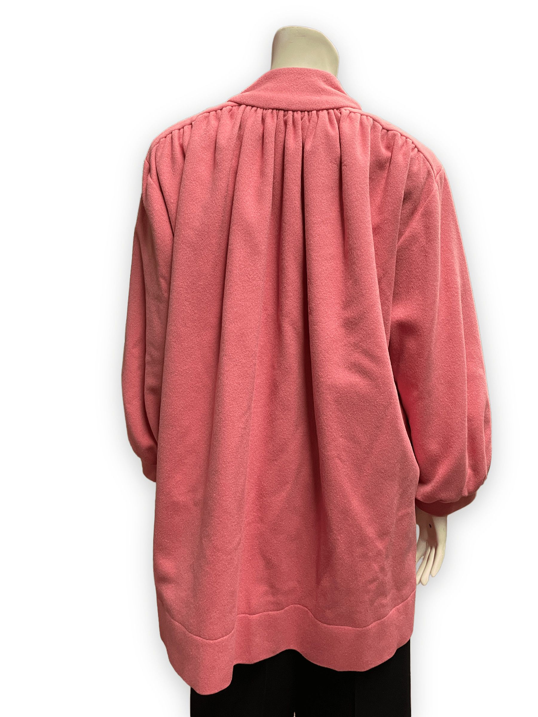 Yves Saint Laurent Yves Saint Laurent "Rive Gauche" Vintage Deisgner Bubblegum Pink Wool Party Coat Size M Size M / US 6-8 / IT 42-44 - 5 Thumbnail