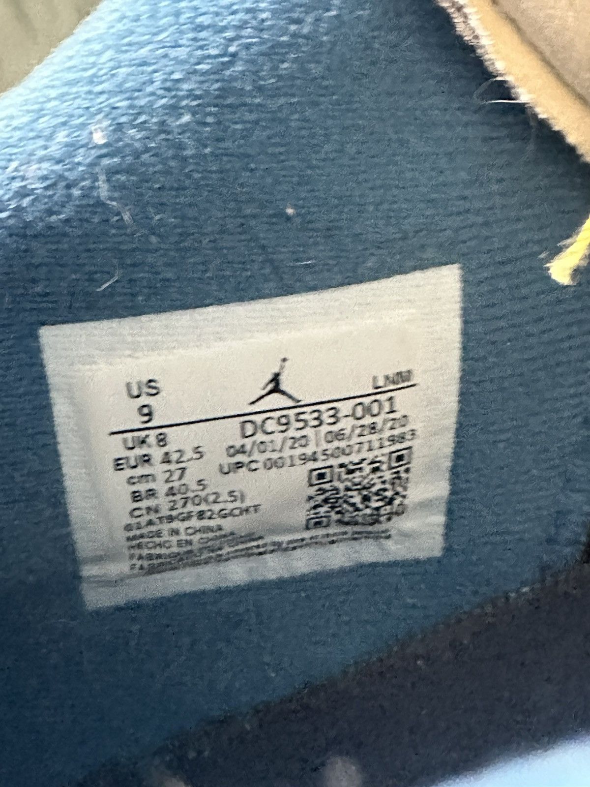 Jordan Brand × Nike × Union LA Union LA x Air Jordan J4 Off Noir Size US 9 / EU 42 - 8 Thumbnail