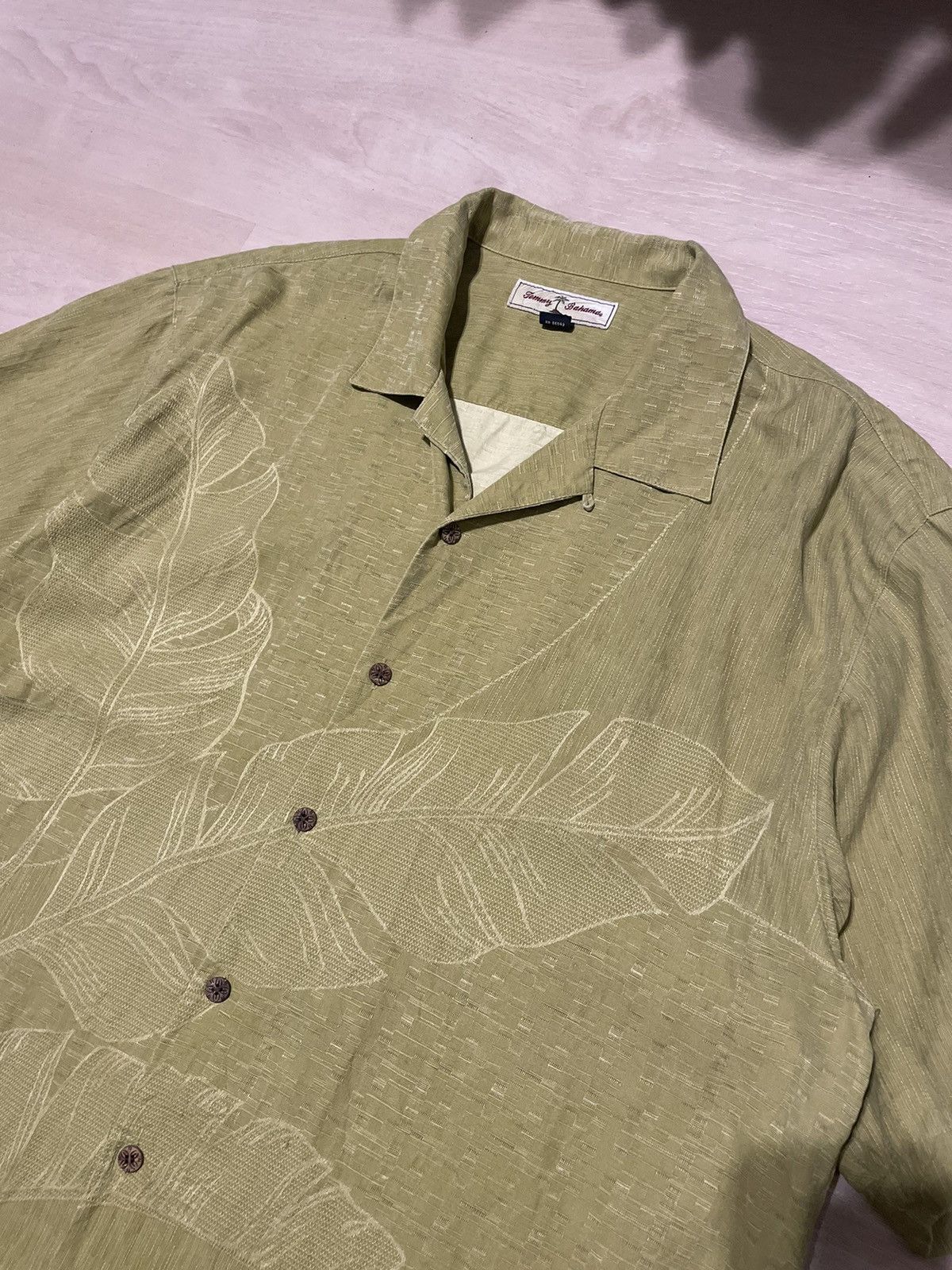 Tommy Bahama Tommy Bahama Vintage Silk Shirt Size US L / EU 52-54 / 3 - 3 Thumbnail