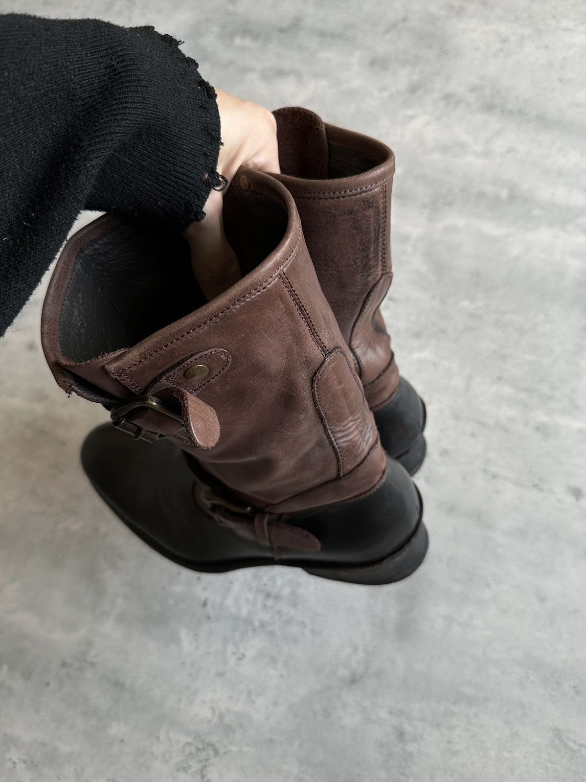 Alfredo Bannister TWO-TONE ENGINEER BOOTS Size US 8 / EU 41 - 14 Thumbnail
