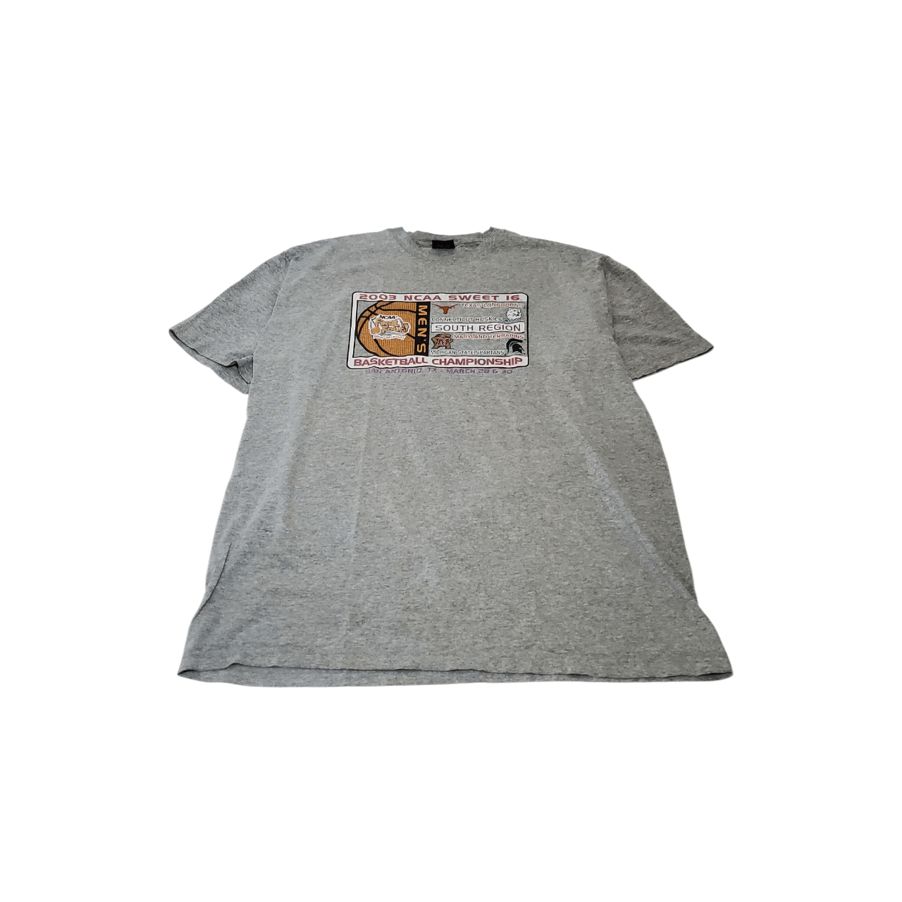 NCAA Y2K 2003 NCAA Sweet 16 Championship T-Shirt (Longhorns) Size US XL / EU 56 / 4 - 1 Thumbnail