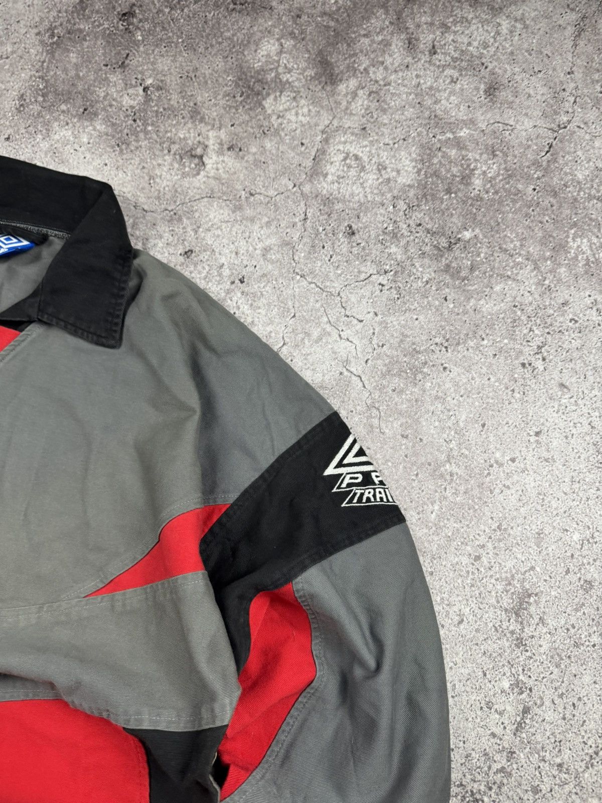 Umbro Vintage 90s UMBRO Drill Top Pro Training Sweatshirt Boxy Fit Size US XL / EU 56 / 4 - 10 Thumbnail