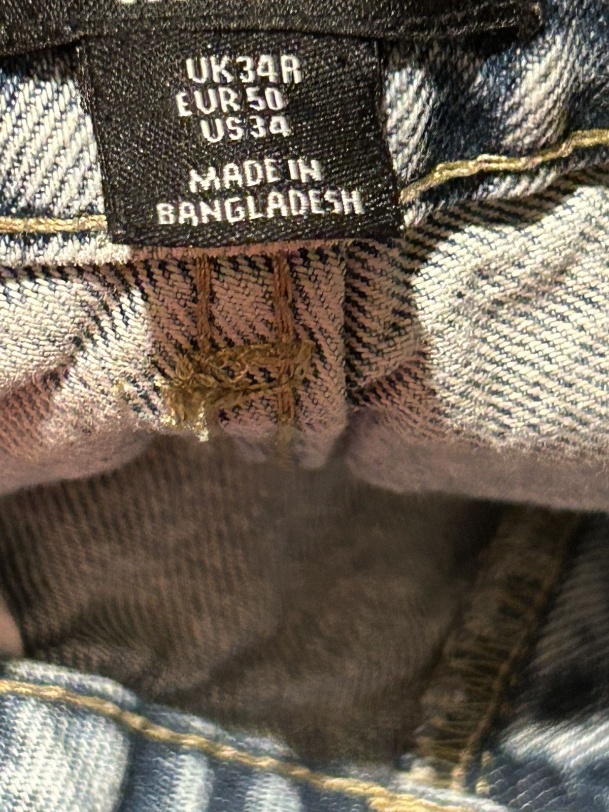Jean baggy light blue jeans Size US 34 / EU 50 - 3 Thumbnail