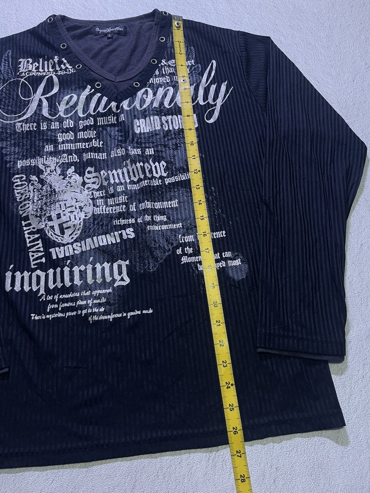 Japanese Brand Y2K ORIGINAL REMAHGEAR long sleeve tshirt Size US M / EU 48-50 / 2 - 7 Thumbnail