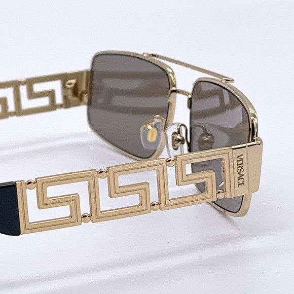 Versace NEW VERSACE VE2257 1002/5A SUNGLASSES VERSACE MOD 2257 GOLD Size ONE SIZE - 8 Thumbnail