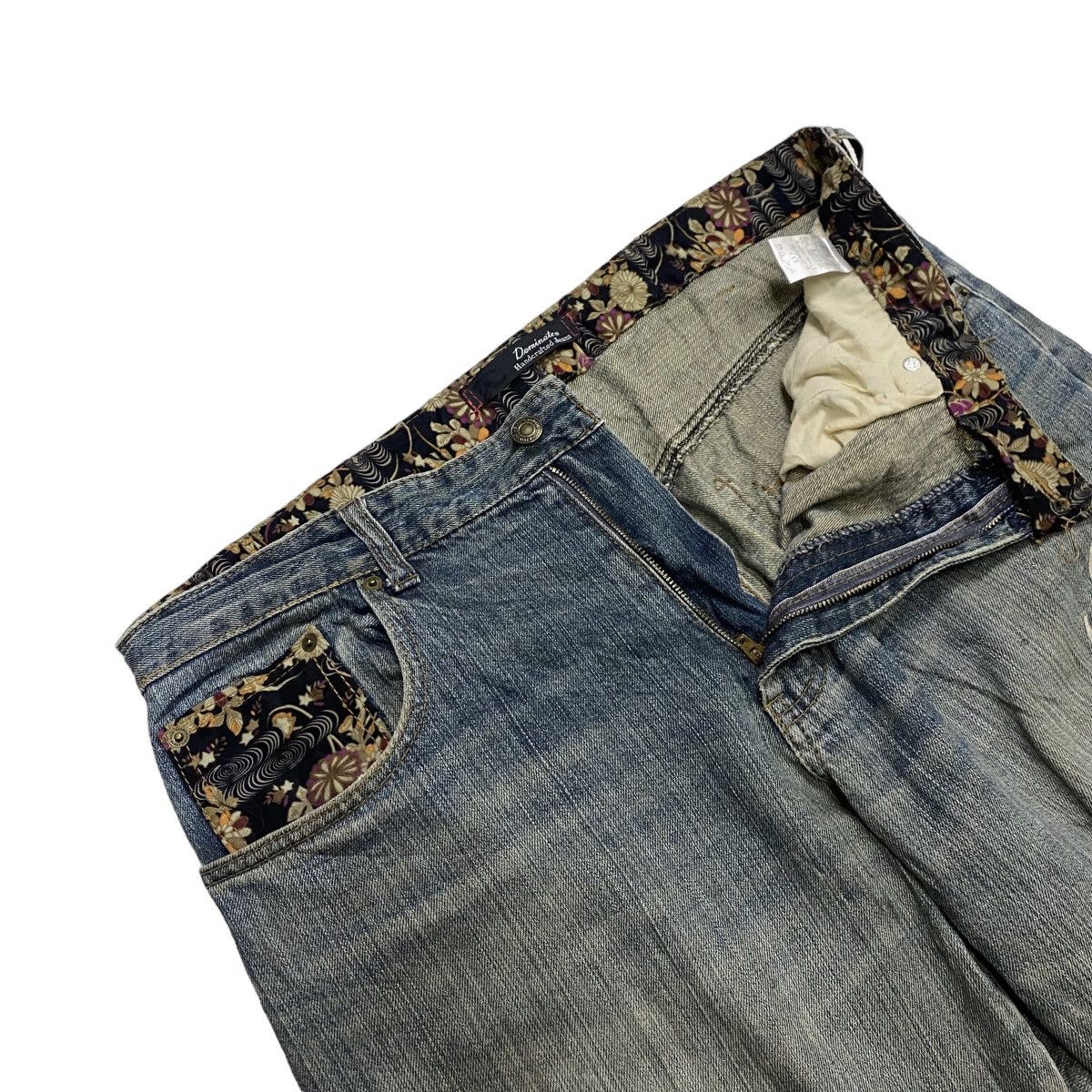 Vintage Sukajan denim emboridery distressed pant Size US 36 / EU 52 - 6 Thumbnail