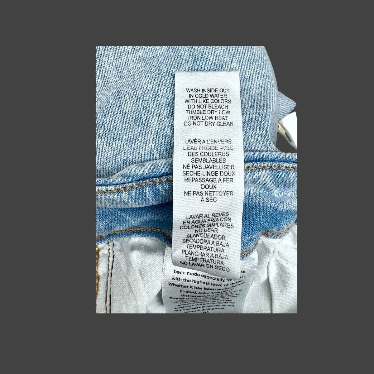 Good American Good American Good Classic Slim Straight High Wst Jeans Sz 8 Size 29" - 15 Thumbnail