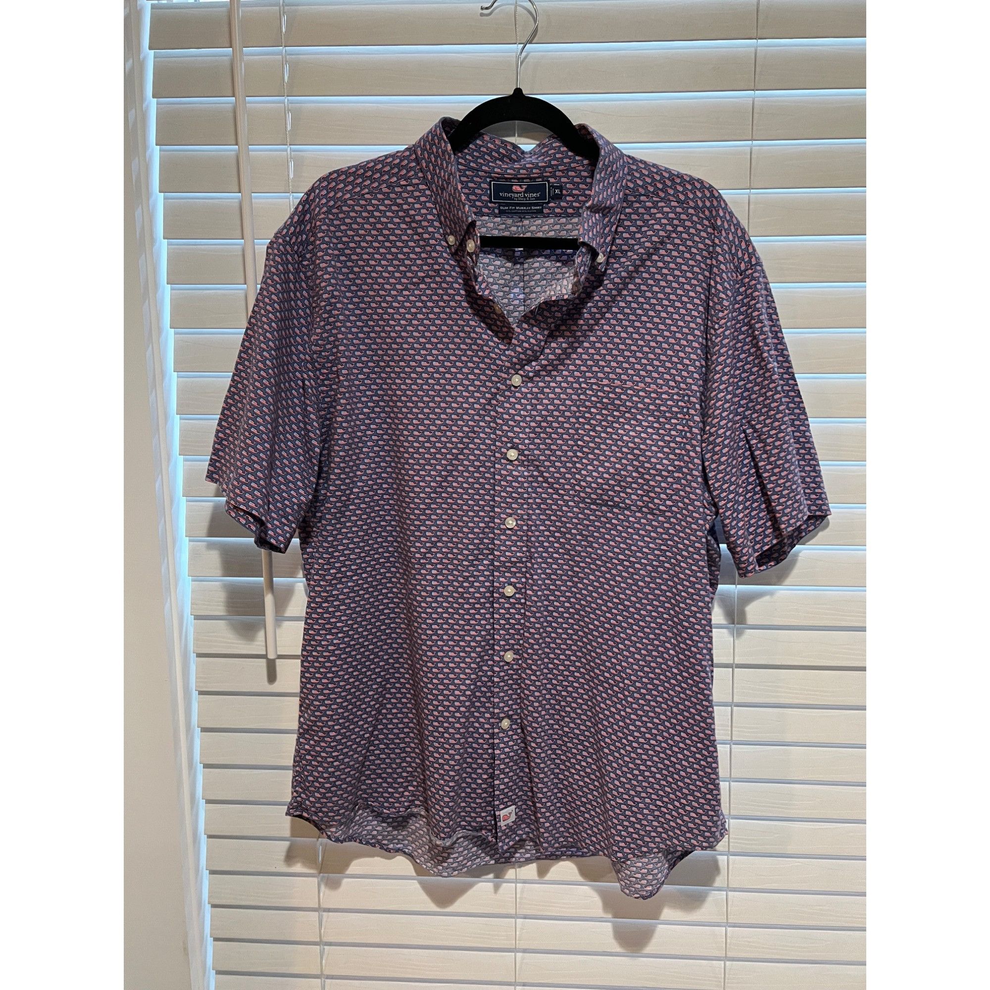 Vineyard Vines Vineyard Vines USA Short Sleeve Button Up Shirt - Size XL Size US XL / EU 56 / 4 - 1 Thumbnail