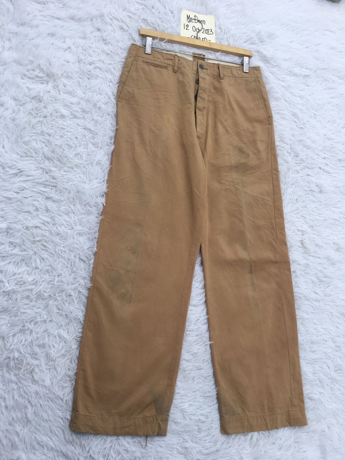 Buzz Rickson's Vtg Buzz Ricksons 1945 Model US Army Trousers/Khakis Pants Size US 32 / EU 48 - 2 Thumbnail