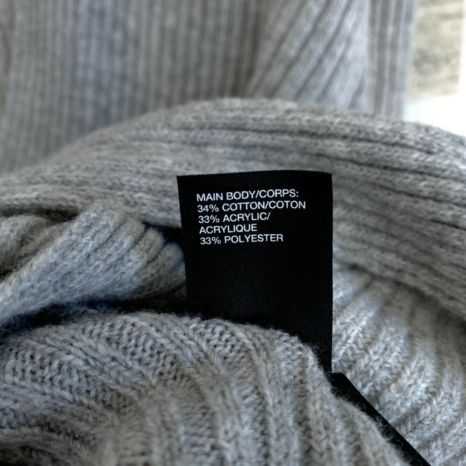 Other Zella Wrap Sweater Gray Ribbed Surplice V Neck Womens XXS Size XXS / US 00 / IT 34 - 9 Thumbnail