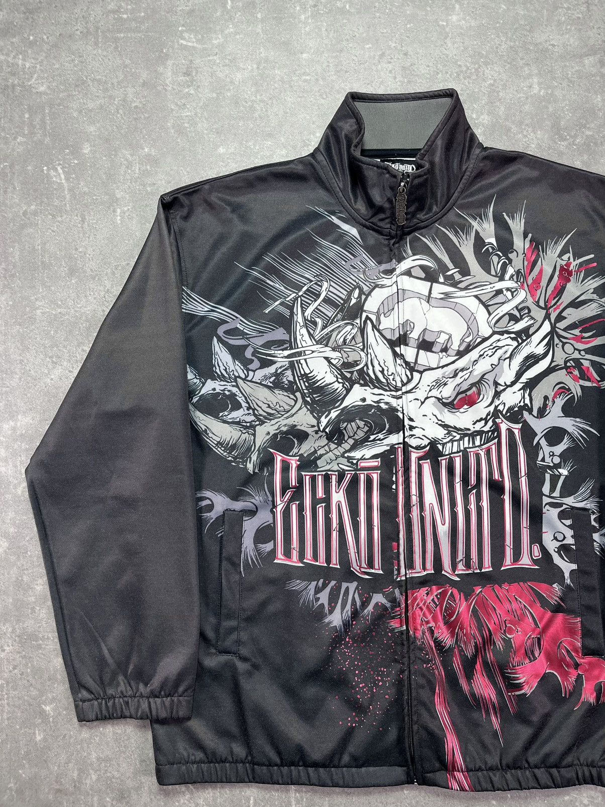 Ecko Unltd. Ecko Unltd. MMA Printed Baggy Big Logo Zip Jacket XXL Size US XXL / EU 58 / 5 - 3 Thumbnail