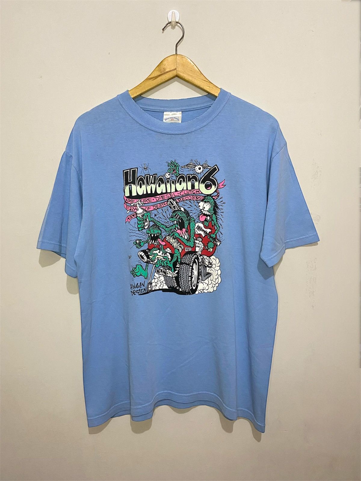 Band Tees × Vintage PIZZA OF DEATH Hawaiian 6 Size US XL / EU 56 / 4 - 1 Thumbnail