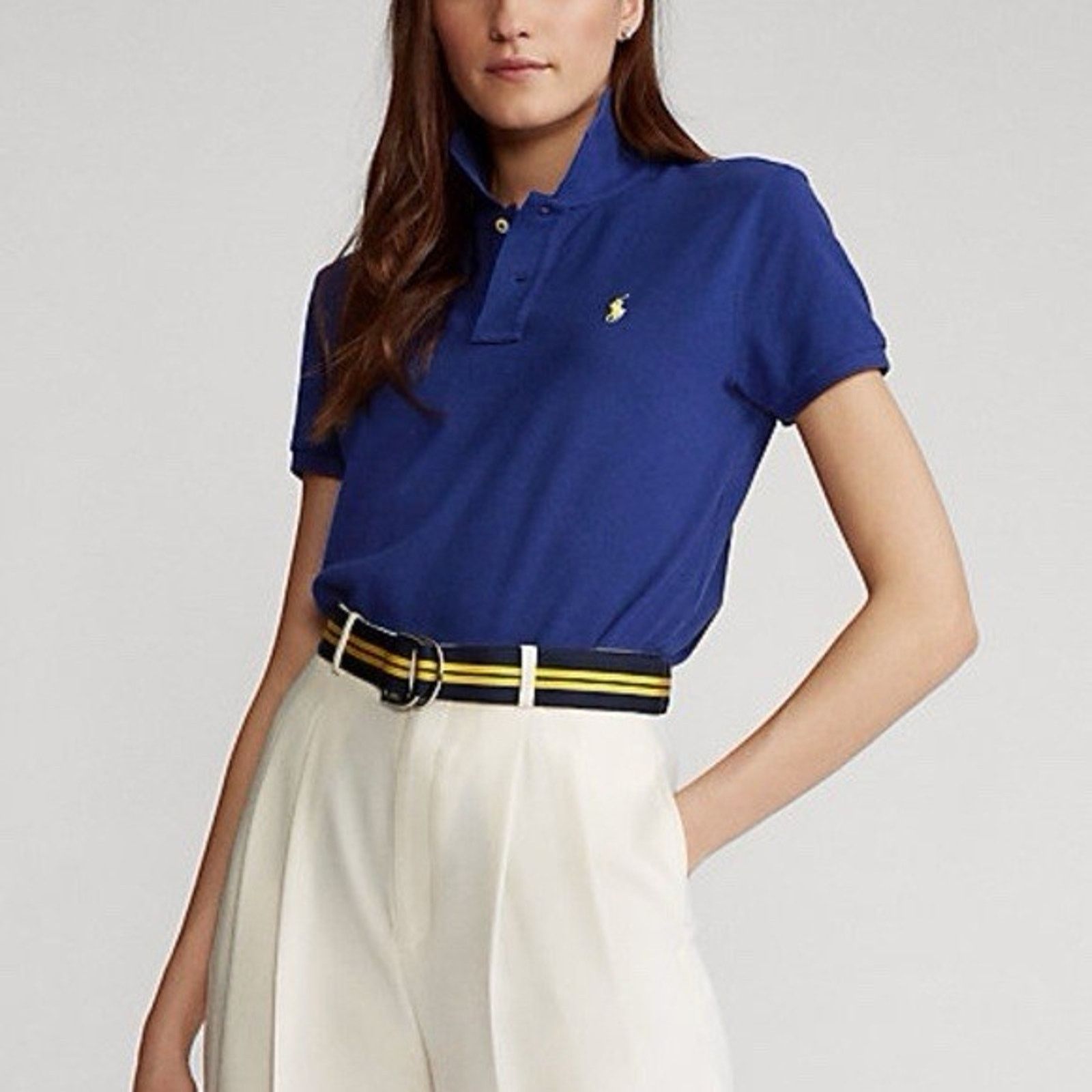 Polo Ralph Lauren NEW Polo Ralph Lauren Women Short Classic Fit Polo Shirt Size S / US 4 / IT 40 - 6 Thumbnail