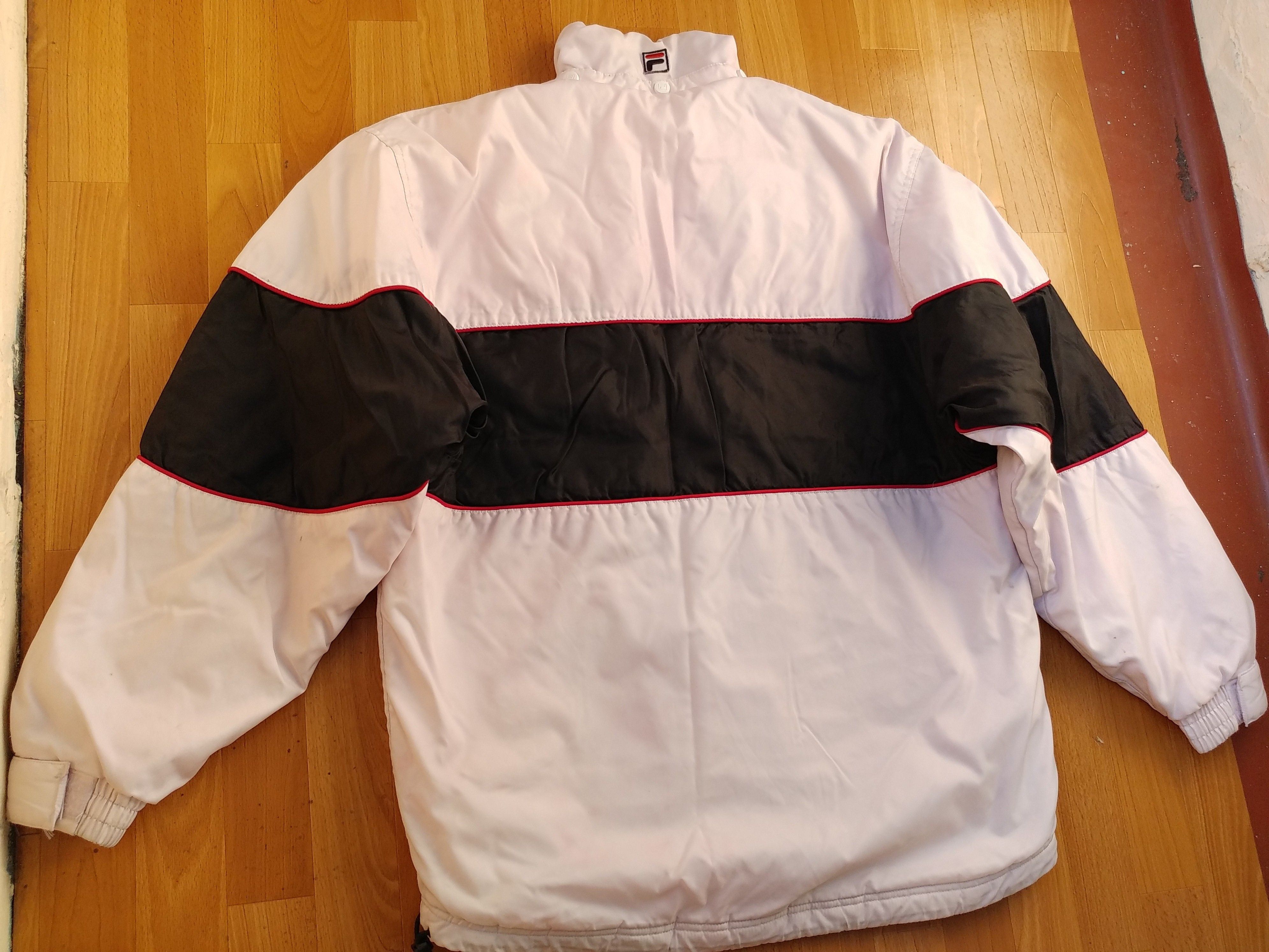 Fila FILA jacket, white, vintage bomber, 90s hip hop, 1990s L Size US L / EU 52-54 / 3 - 11 Thumbnail