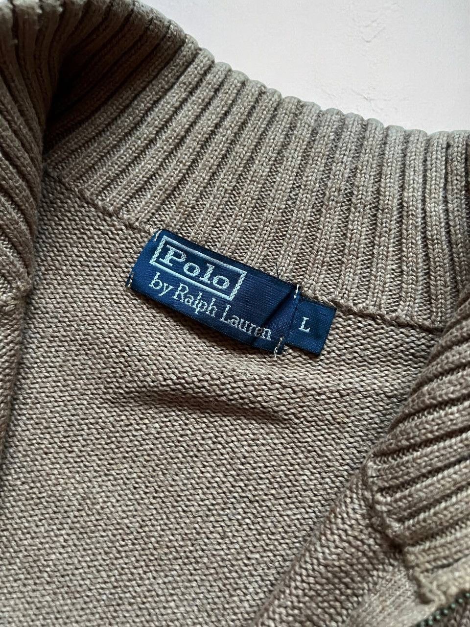 Denim & Supply Ralph Lauren VINTAGE COTTON QUARTER ZIP 1/4 SWEATER HEAVY KNIT Size US L / EU 52-54 / 3 - 5 Thumbnail