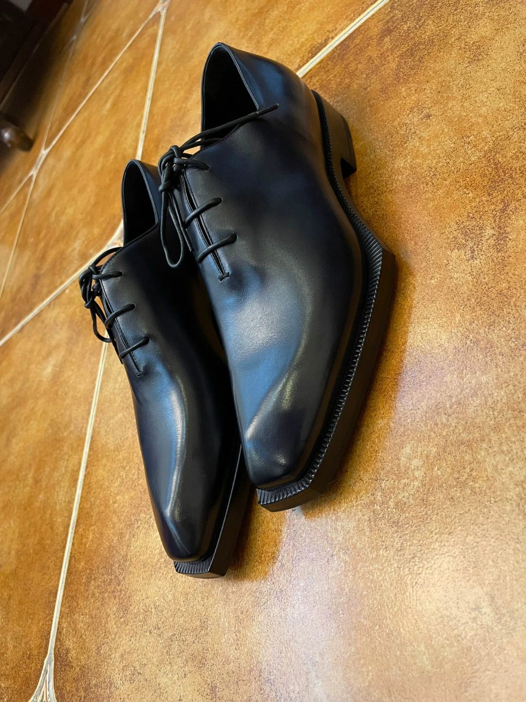 Berluti BERLUTI Blade US8 New Black Washed Venice Calfskin Size US 8 / EU 41 - 3 Thumbnail