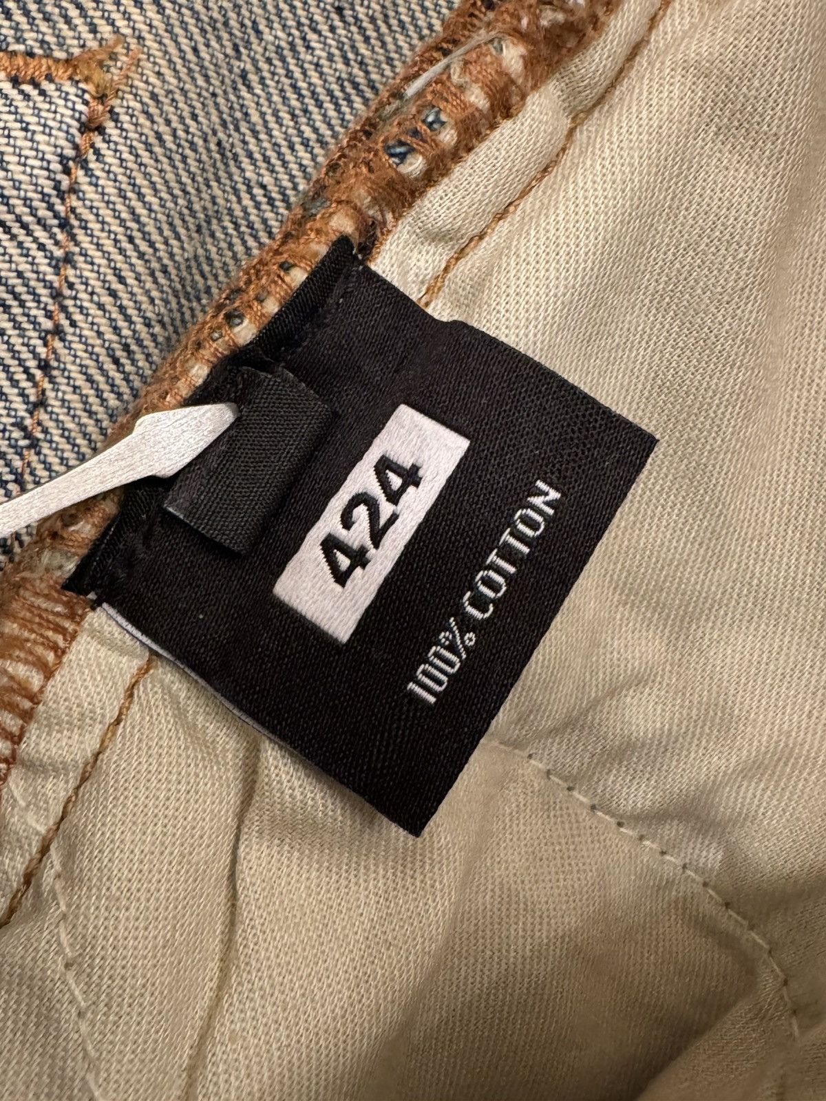 424 424 on Fairfax Light Blue Denim Size 29 Size US 29 - 4 Thumbnail