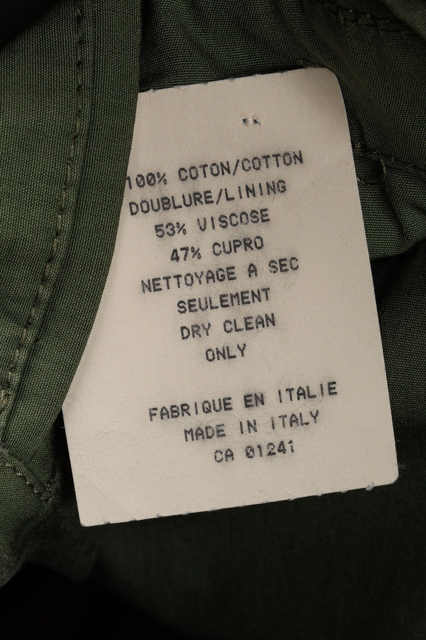 Umit Benan Umit Benan SS/16 Runway Green Belted Cargo Trench Coat Size US L / EU 52-54 / 3 - 11 Thumbnail