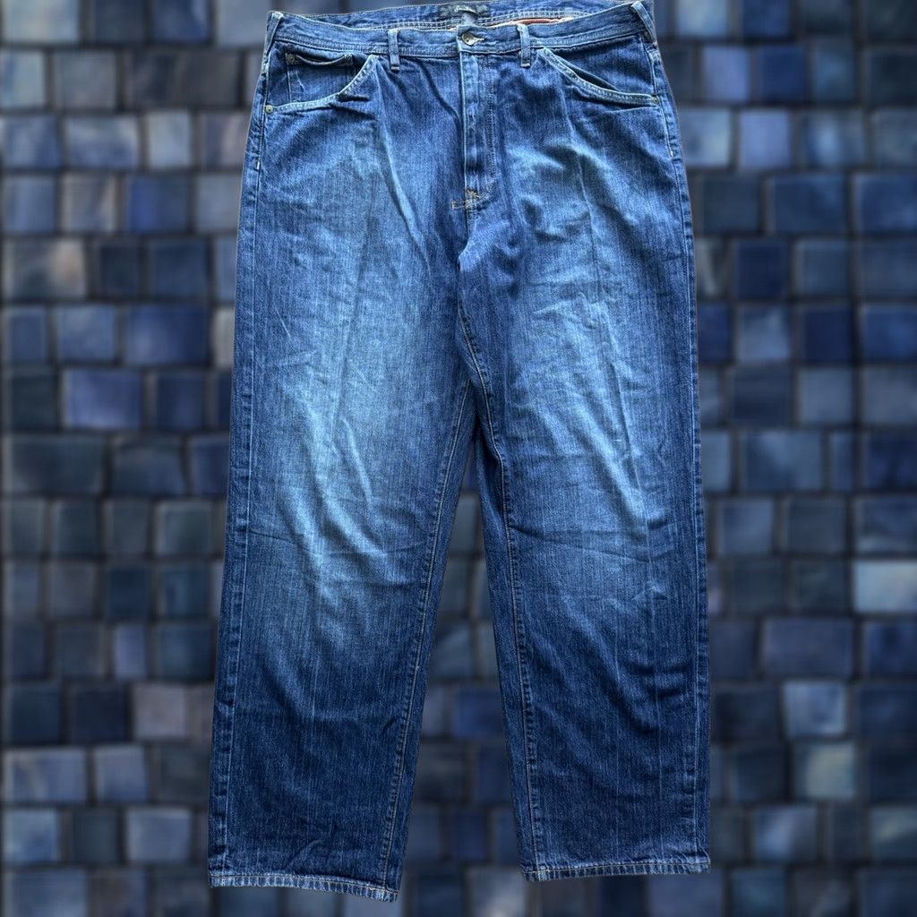 Sean John Y2K Sean John Jeans Men 40x34 Baggy Hip Hop Logo Embroidered Blue Denim 90s City Grunge Retro Logo Jeans Mens Size US 40 / EU 56 - 1 Thumbnail