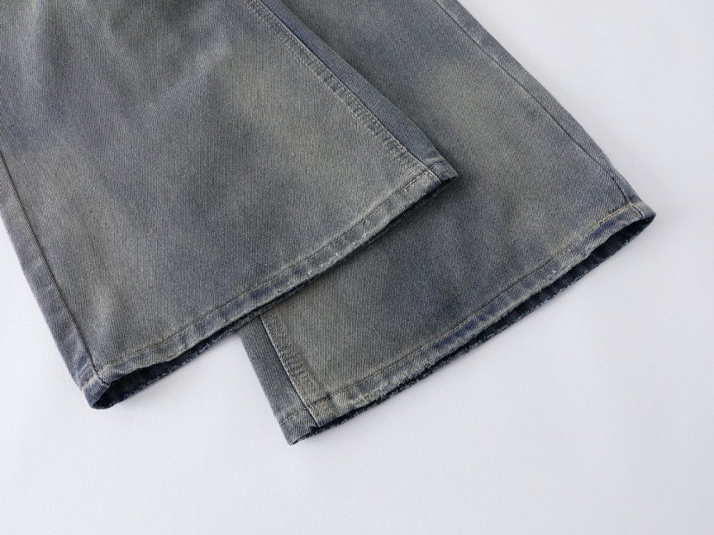 Vintage Men's Washed & Distressed Loose Flared Jeans Hippie Vibe Size US 32 / EU 48 - 6 Thumbnail