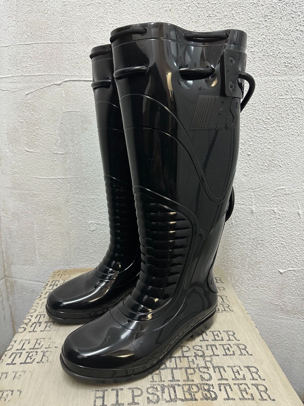 Raf Simons Raf Simons RAF Simons 2018ss RS rain boots-2506 Size US 11 / EU 44 - 1 Thumbnail