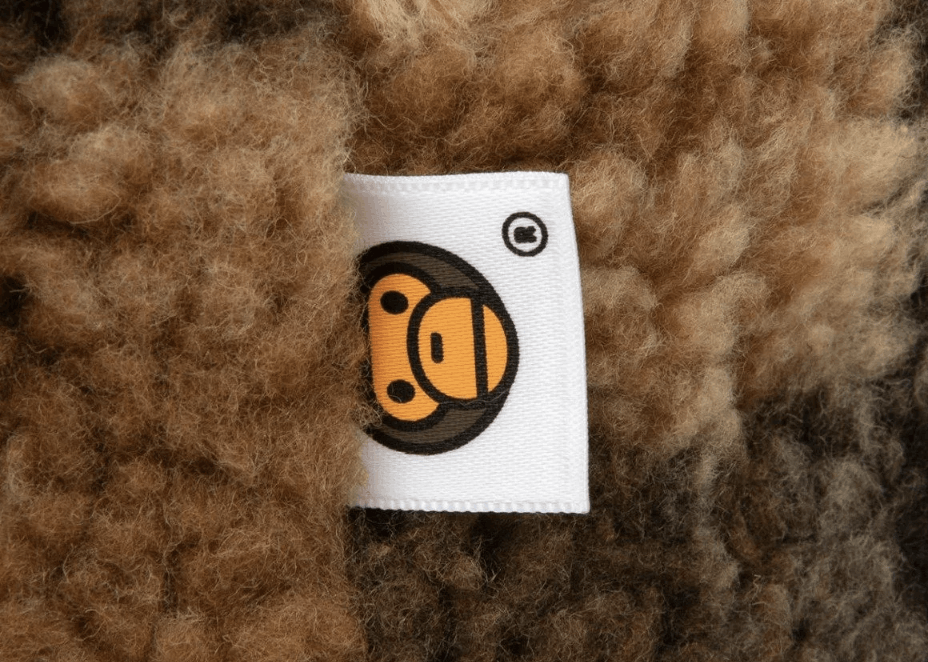 Bape Bape BABY MILO FAUX FUR CHECK MEDIUM BACKPACK Size ONE SIZE - 4 Thumbnail