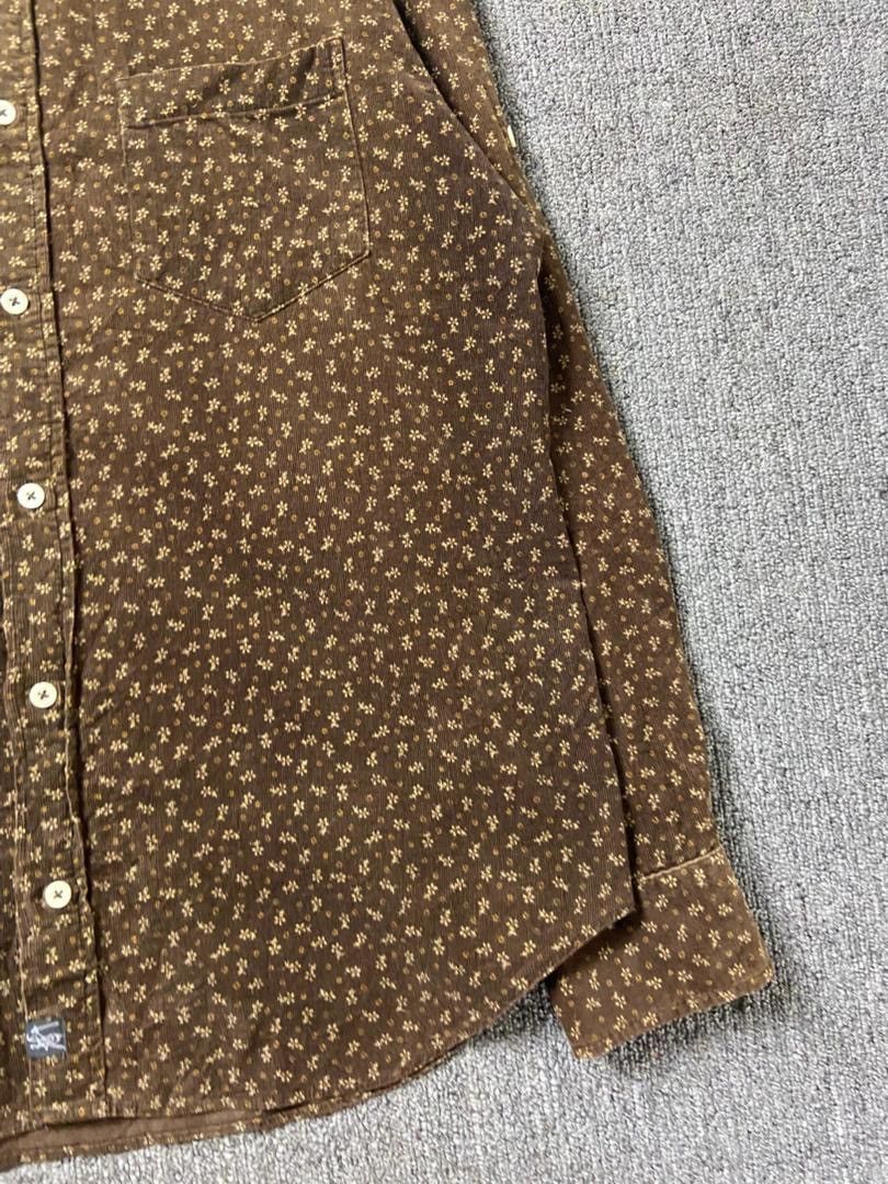 PPFM PPFM Corduroy Shirt with Small Floral Print (201) Size US M / EU 48-50 / 2 - 8 Thumbnail