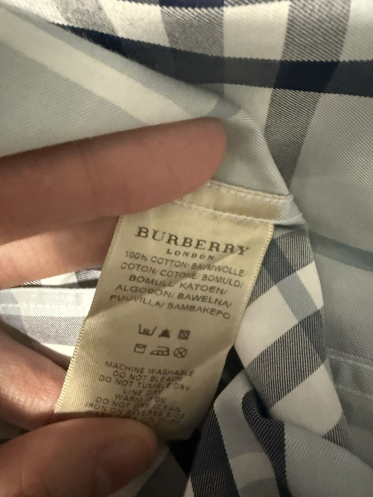 Burberry Burberry blue shirt Size US M / EU 48-50 / 2 - 4 Thumbnail