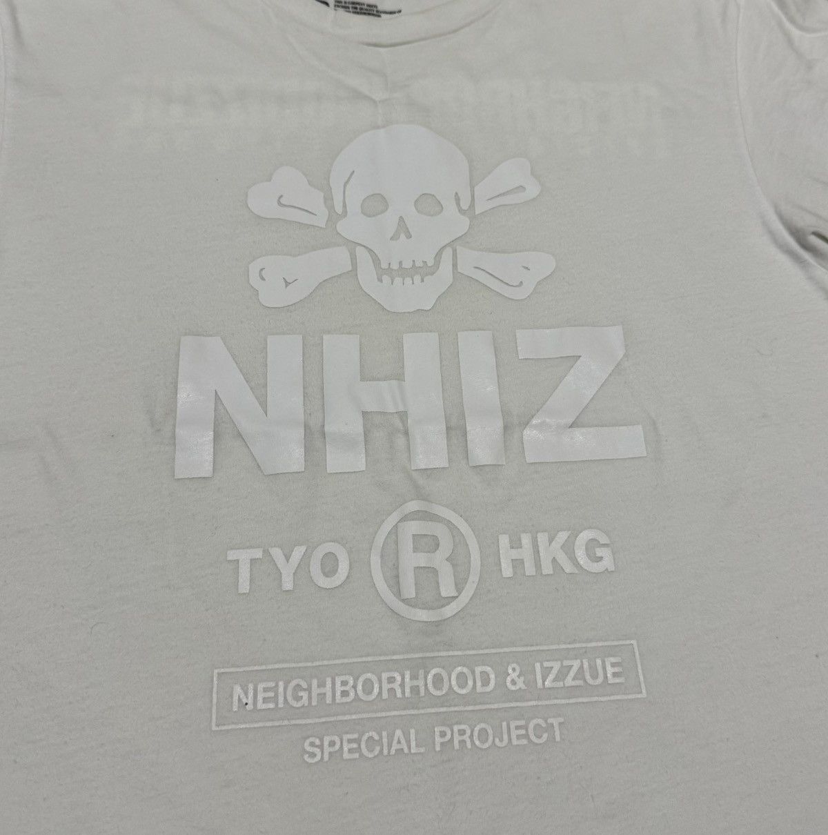 Neighborhood NEIGHBORHOOD x IZZUE White Tee Size US S / EU 44-46 / 1 - 3 Thumbnail