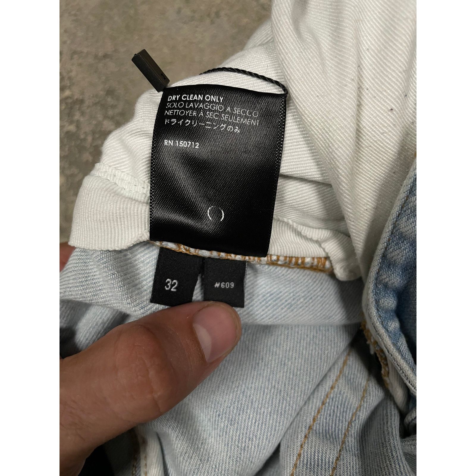 Amiri Amiri MX2 Light Wash Black Paisley Patch 32 Used Size US 32 / EU 48 - 6 Thumbnail