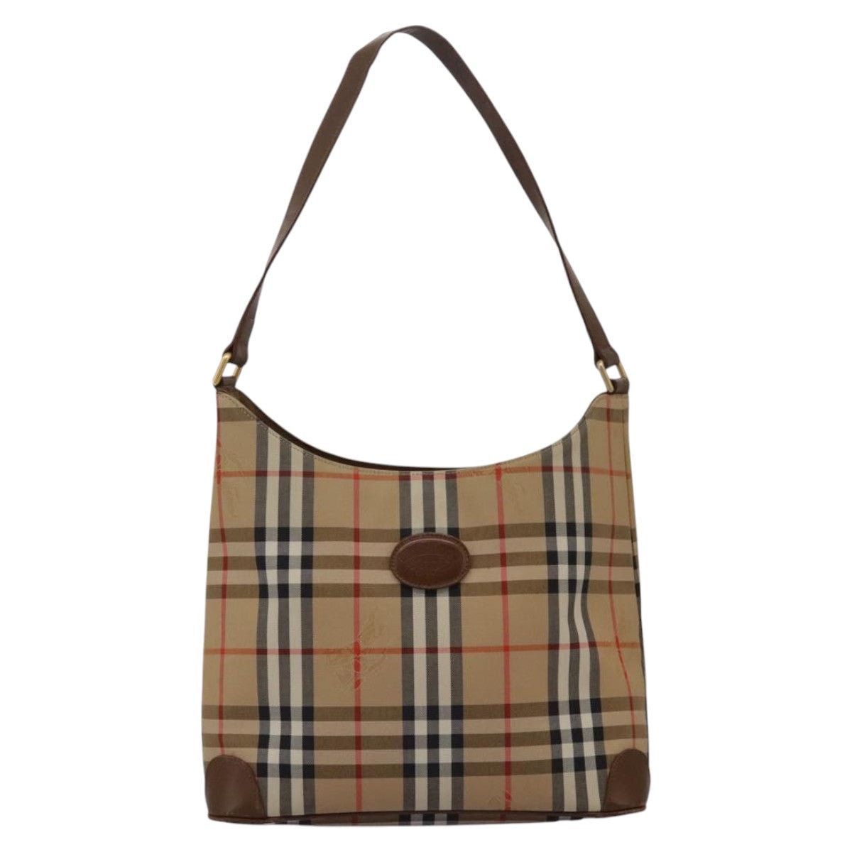 Burberry Burberry Nova Check Shoulder Bag Canvas Beige Size ONE SIZE - 2 Thumbnail