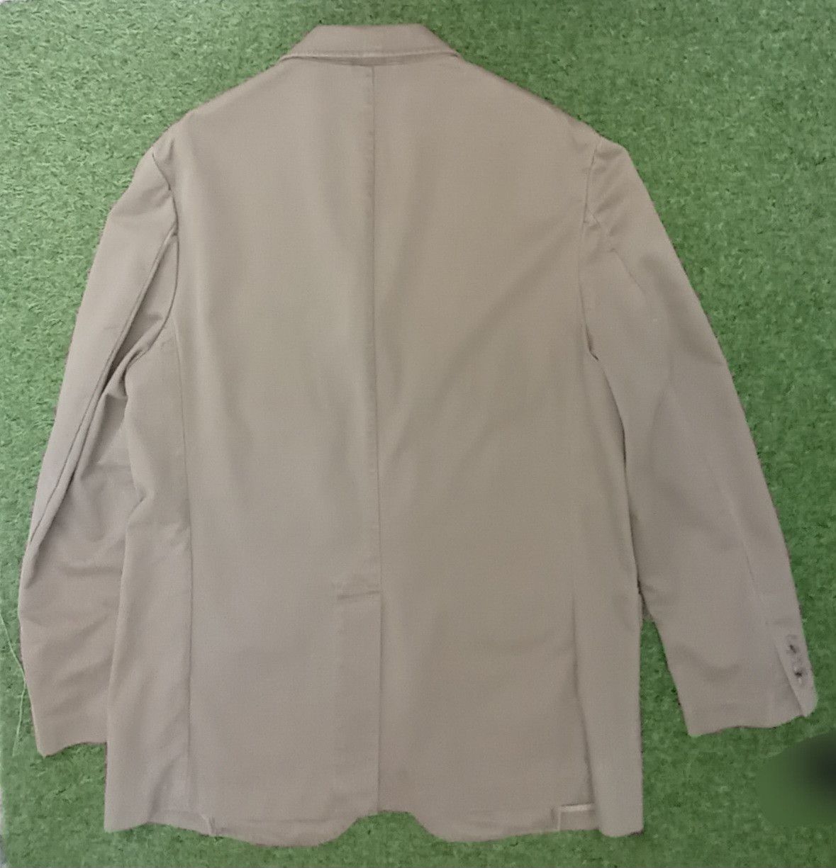 Vintage Polo Ralph Lauren Beige Cotton Blazer (L)