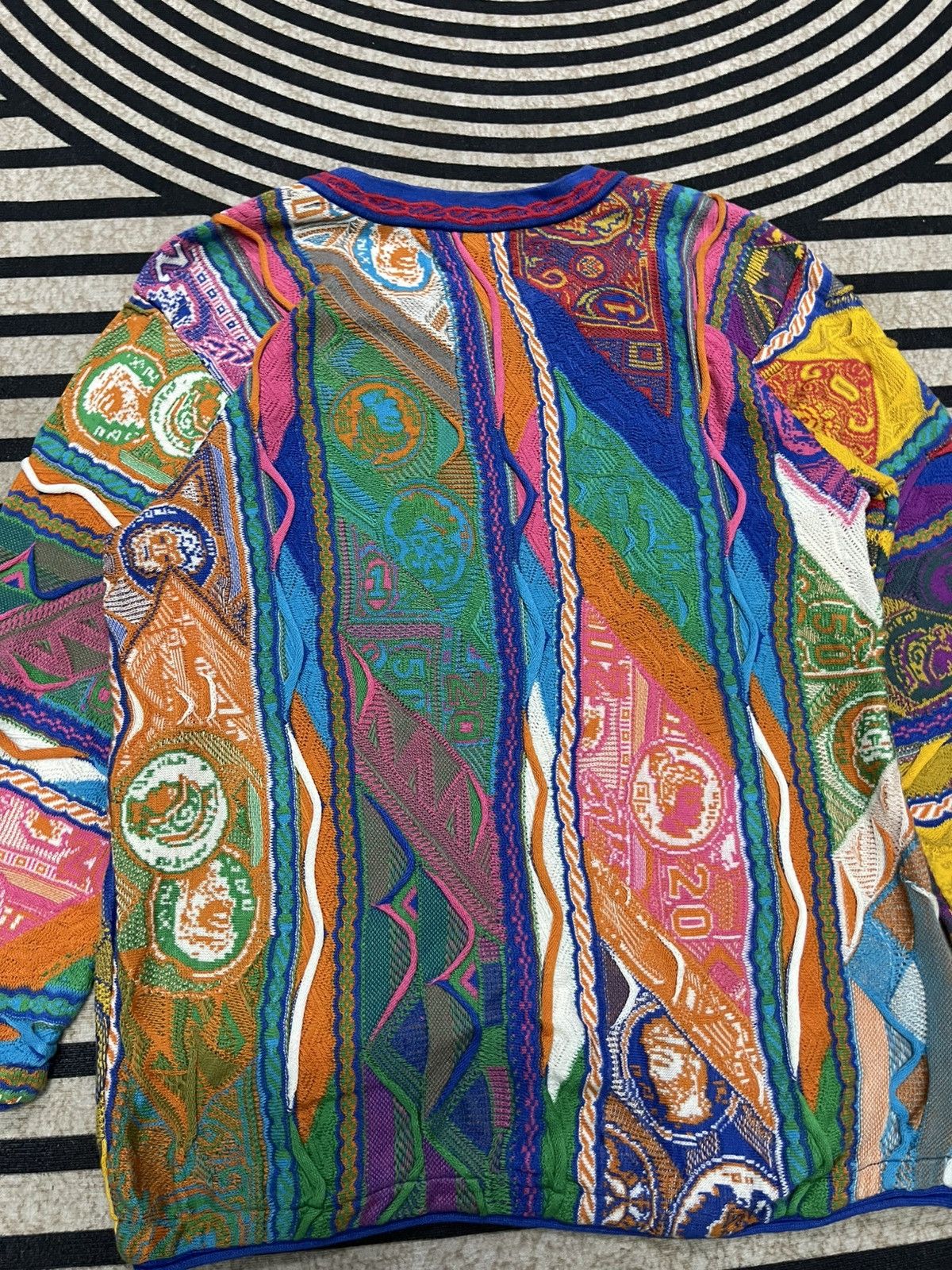 Coogi ❌RARE❌ VINTAGE COOGI KNITWEAR MULTICOLOUR 3D BIGGIE Size US S / EU 44-46 / 1 - 14 Thumbnail
