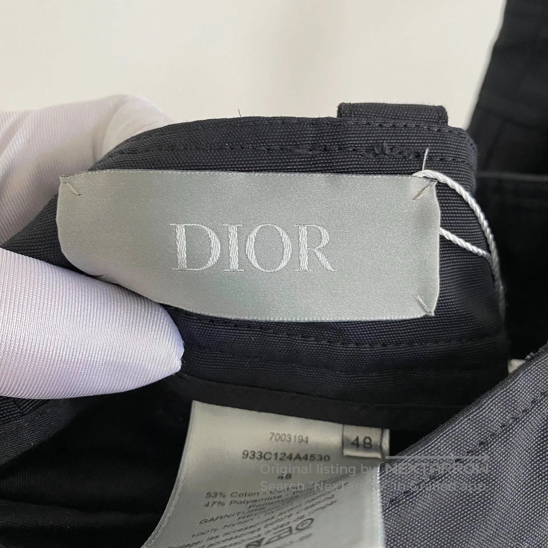 Dior christian dior black casual pants size 48. Size US 32 / EU 48 - 6 Thumbnail