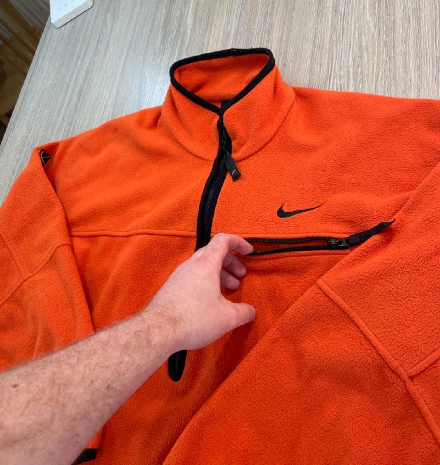 Nike ACG Orange Nike ACG Military Utility Sherpa Fleece Jacket Size US M / EU 48-50 / 2 - 7 Thumbnail