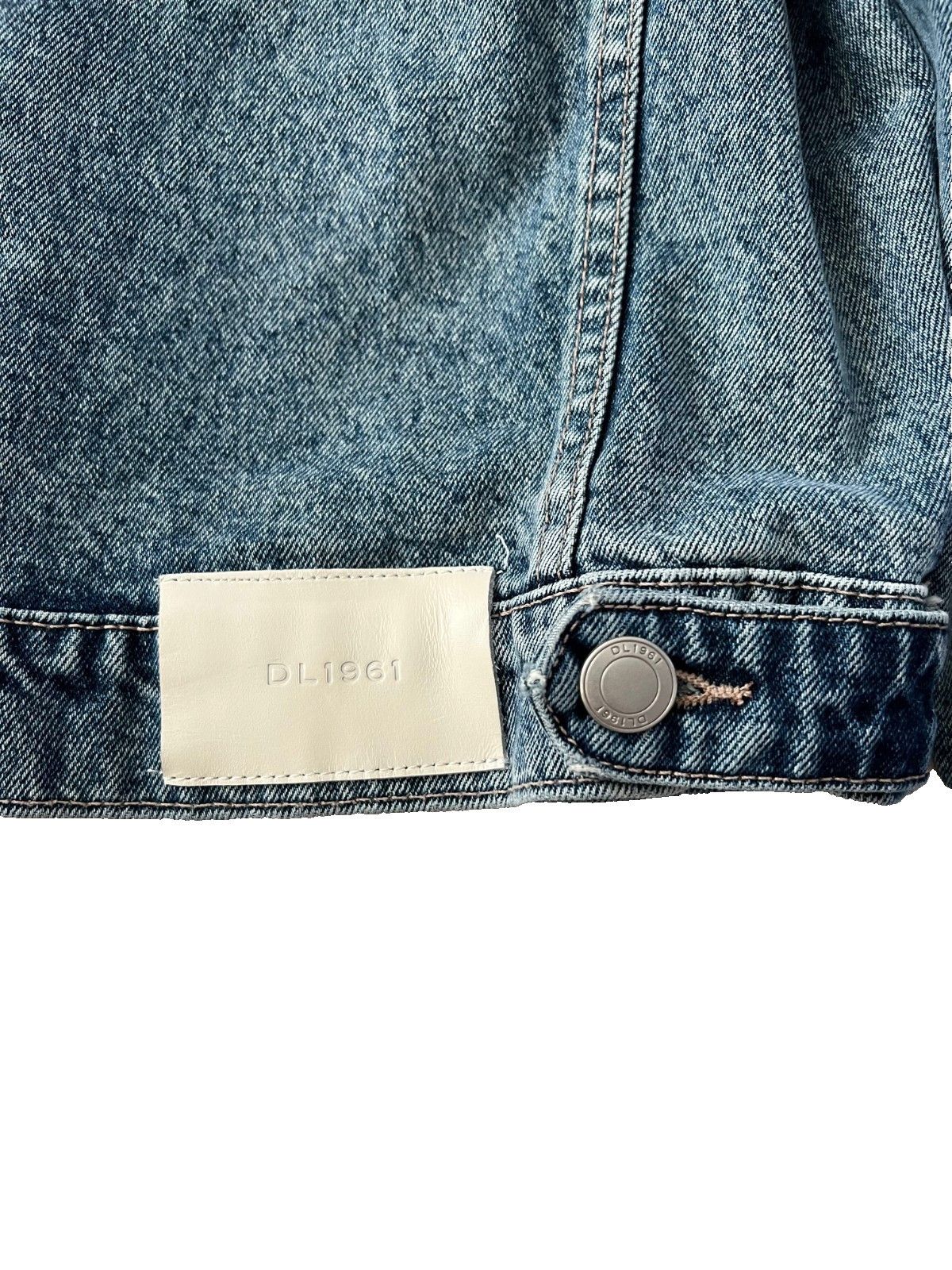 DL1961 DL1961 Jodie Denim Jean Jacket Salt Lake (Vintage) ( XS ) Size XS / US 0-2 / IT 36-38 - 6 Thumbnail