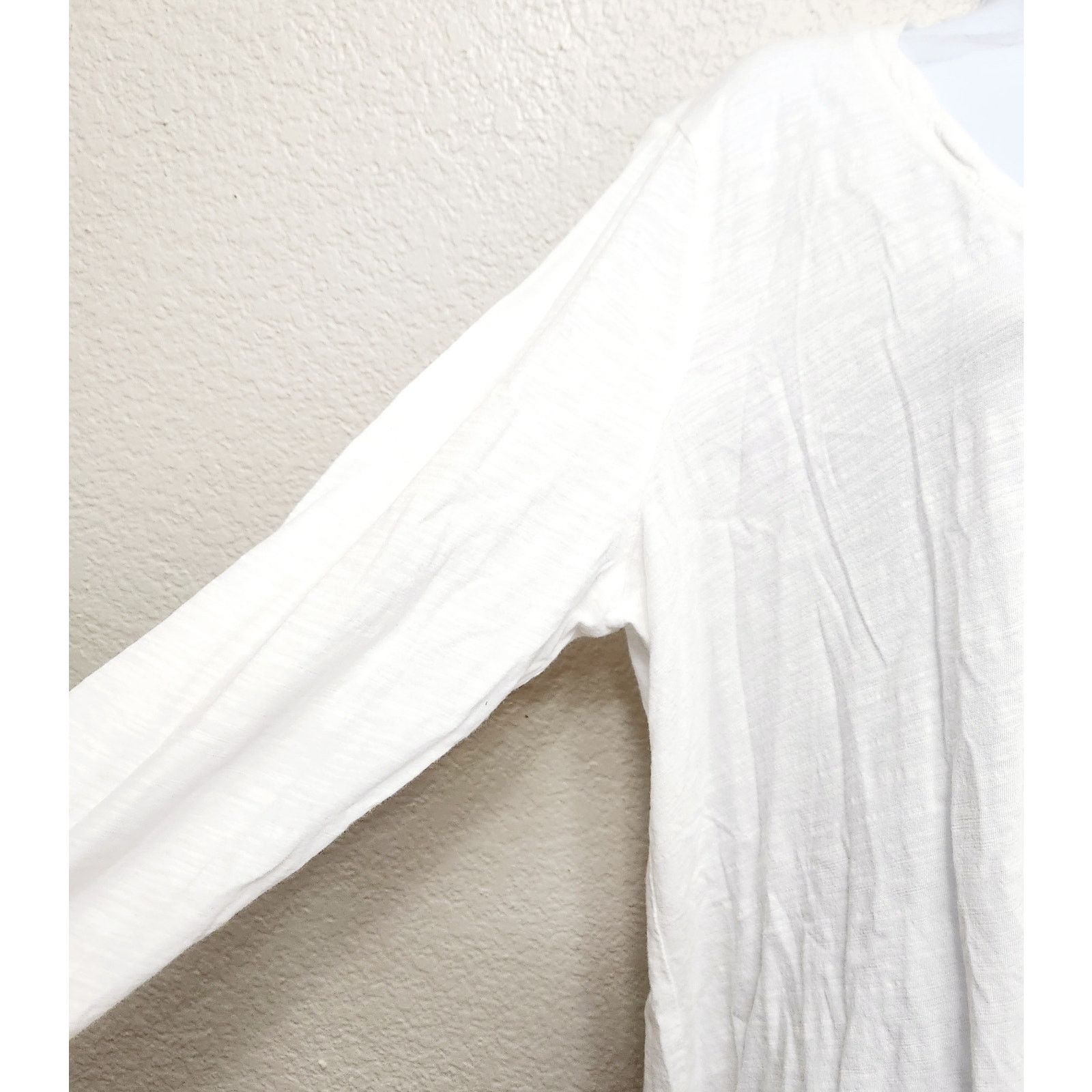 Other Cato White Long Sleeve Round Neck Top XL Lightweight Soft Size XL / US 12-14 / IT 48-50 - 3 Thumbnail