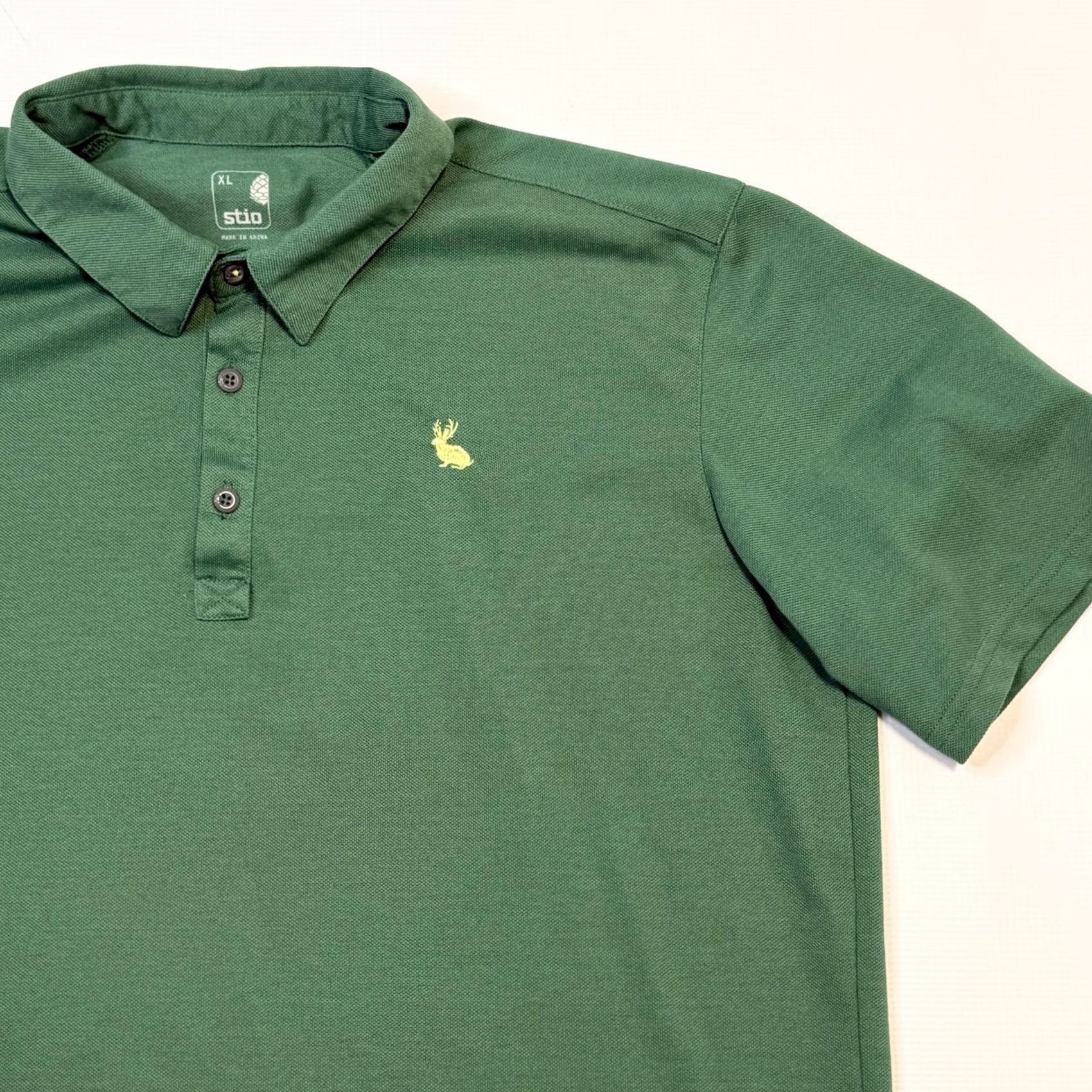 Vintage Stio Polo Shirt Mens XL Green Performance DriRelease Golf Hiking Tagless Size US XL / EU 56 / 4 - 3 Thumbnail