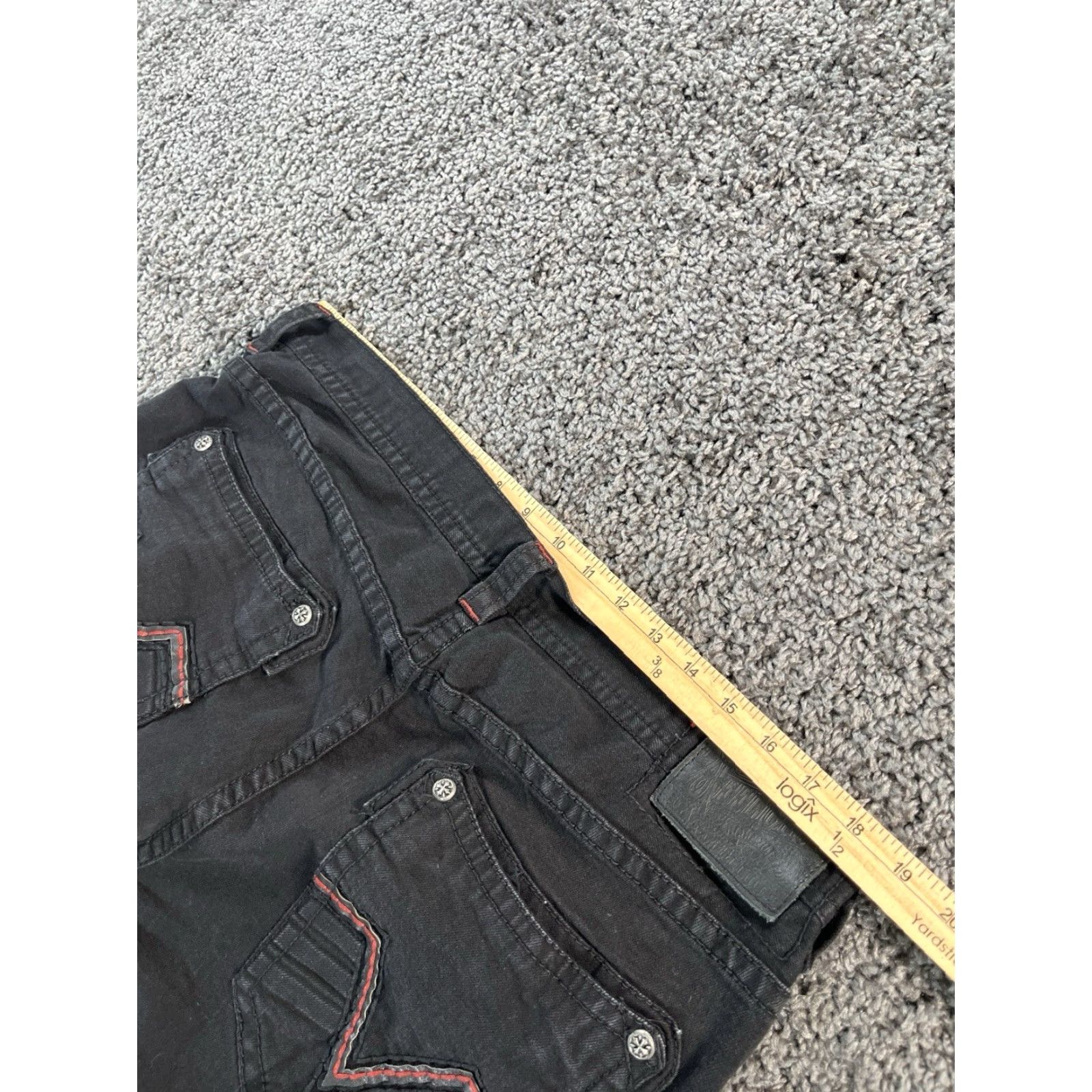 Affliction Affliction Jeans Mens 38x34 Distressed Dark Wash Premium Gage Denim Blue Jeans Mens 38 Regular Distressed Size US 38 / EU 54 - 3 Thumbnail