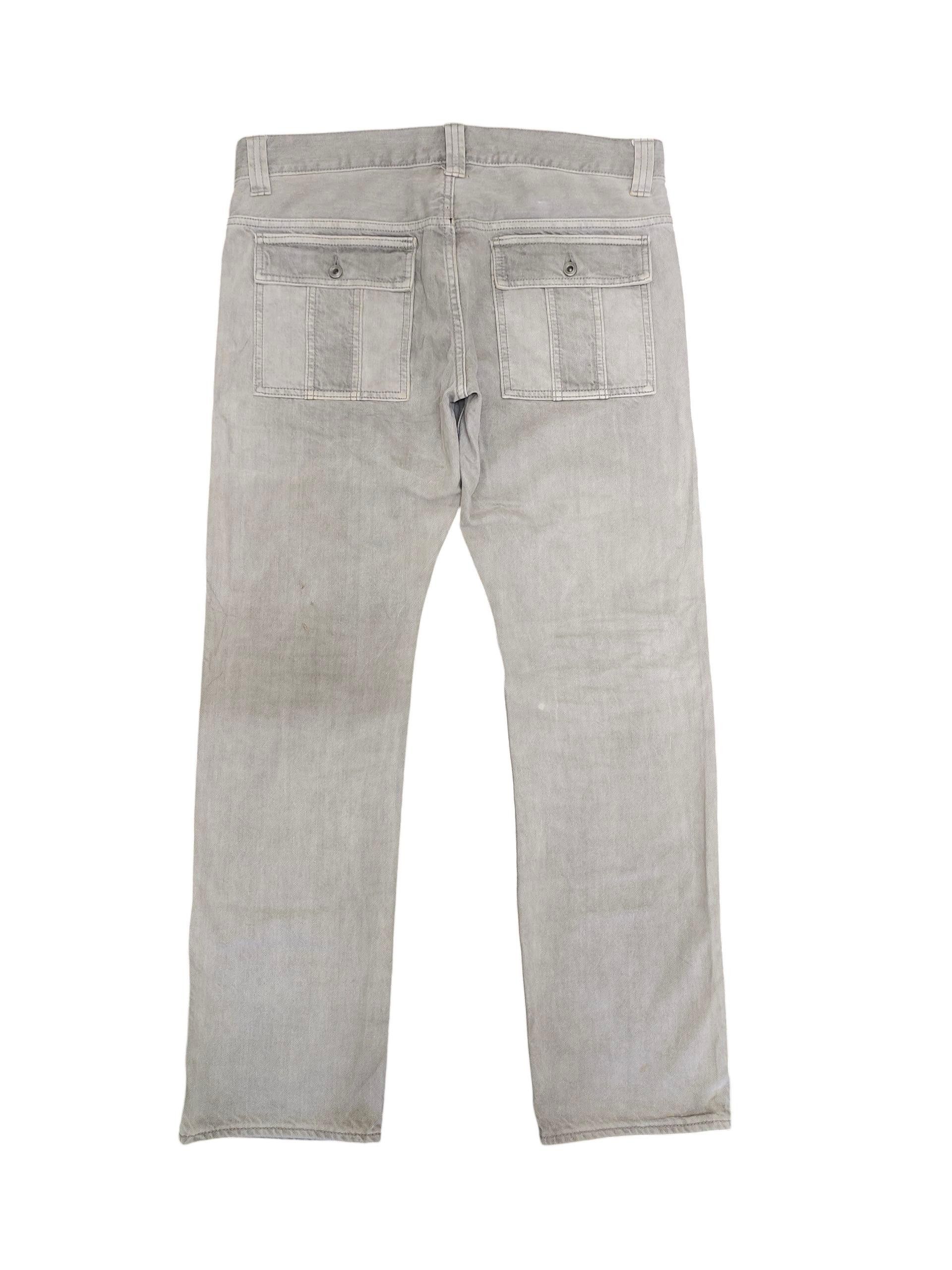 Comme des Garcons × Undercover Vintage Boycott Japan Grey Washed Bush Denim Pants Size US 34 / EU 50 - 3 Thumbnail