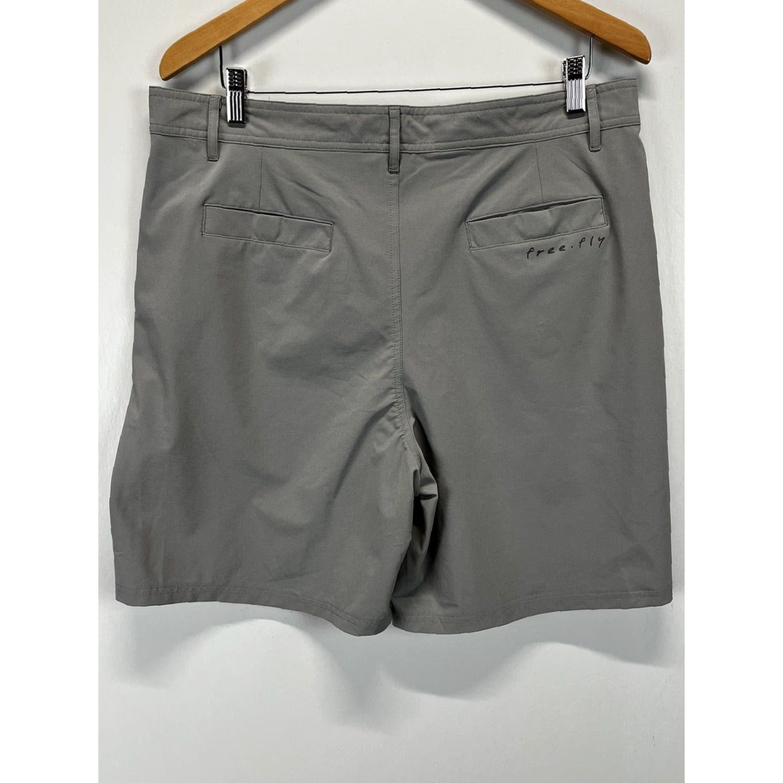 Vintage Free Fly Hybrid Shorts 36 Sz Gray Quick Dry Fishing Outdoor VGUC Size US 36 / EU 52 - 3 Thumbnail