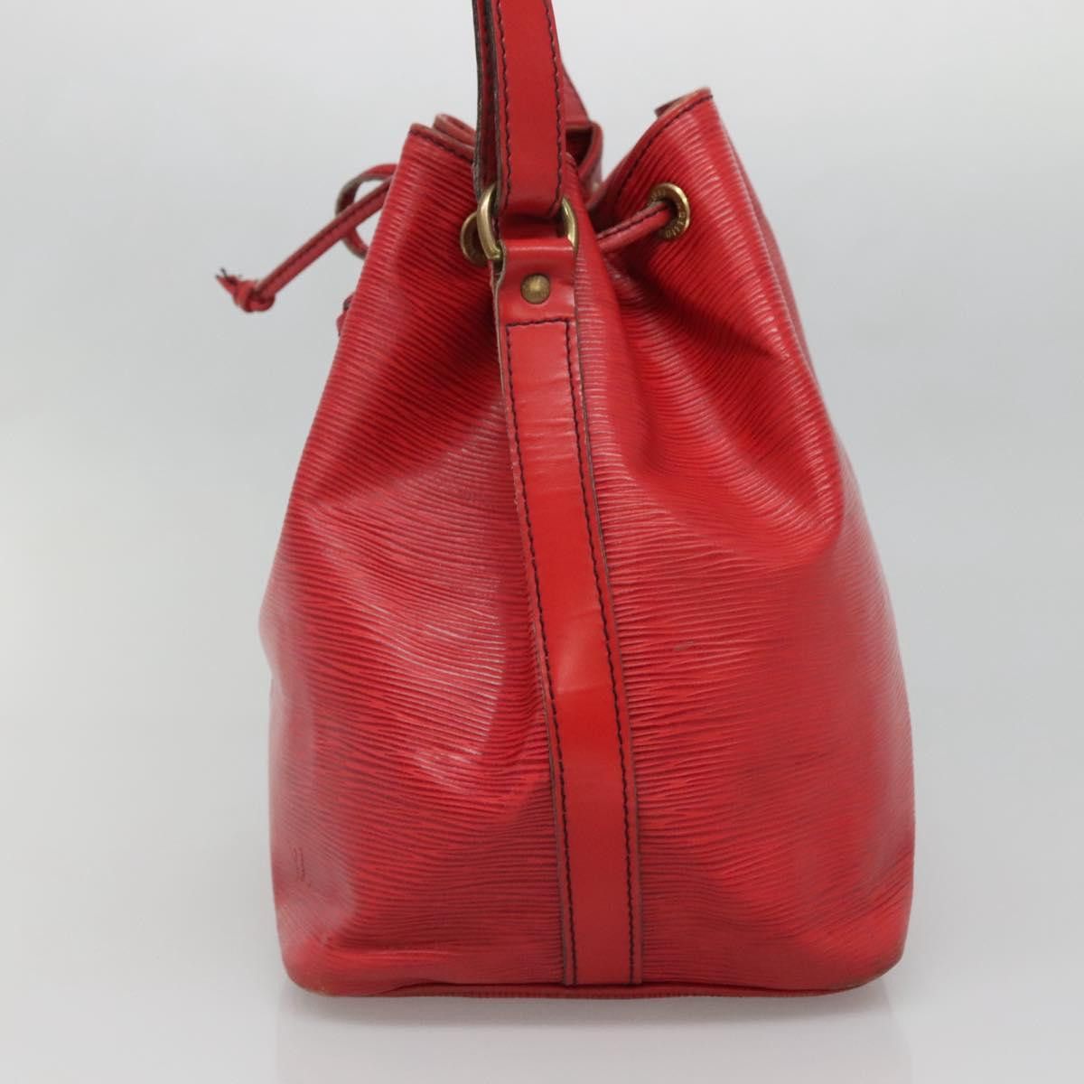 Louis Vuitton LOUIS VUITTON Epi Petit Noe Shoulder Bag Red M44107 Size ONE SIZE - 4 Thumbnail