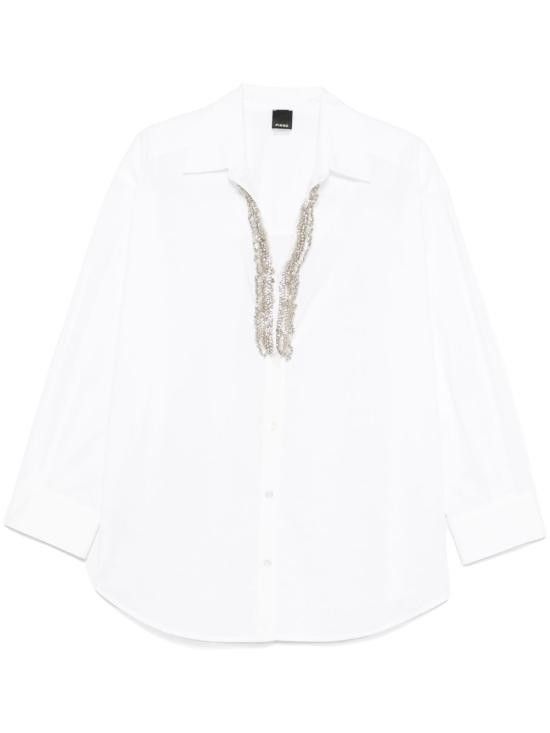 Pinko PINKO Women Shirts 104708 A2EUZ04 White Size S / US 4 / IT 40 - 1 Thumbnail