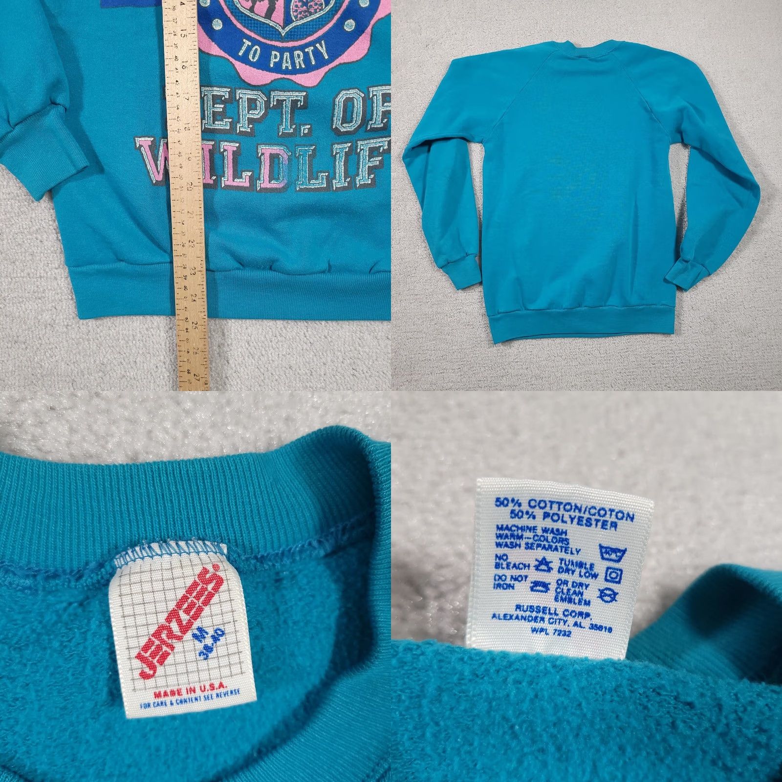 Jerzees VINTAGE Jerzees Sweatshirt Mens M IL Dept. Of Wildlife Nature Crewneck USA Shirt Size US M / EU 48-50 / 2 - 9 Thumbnail