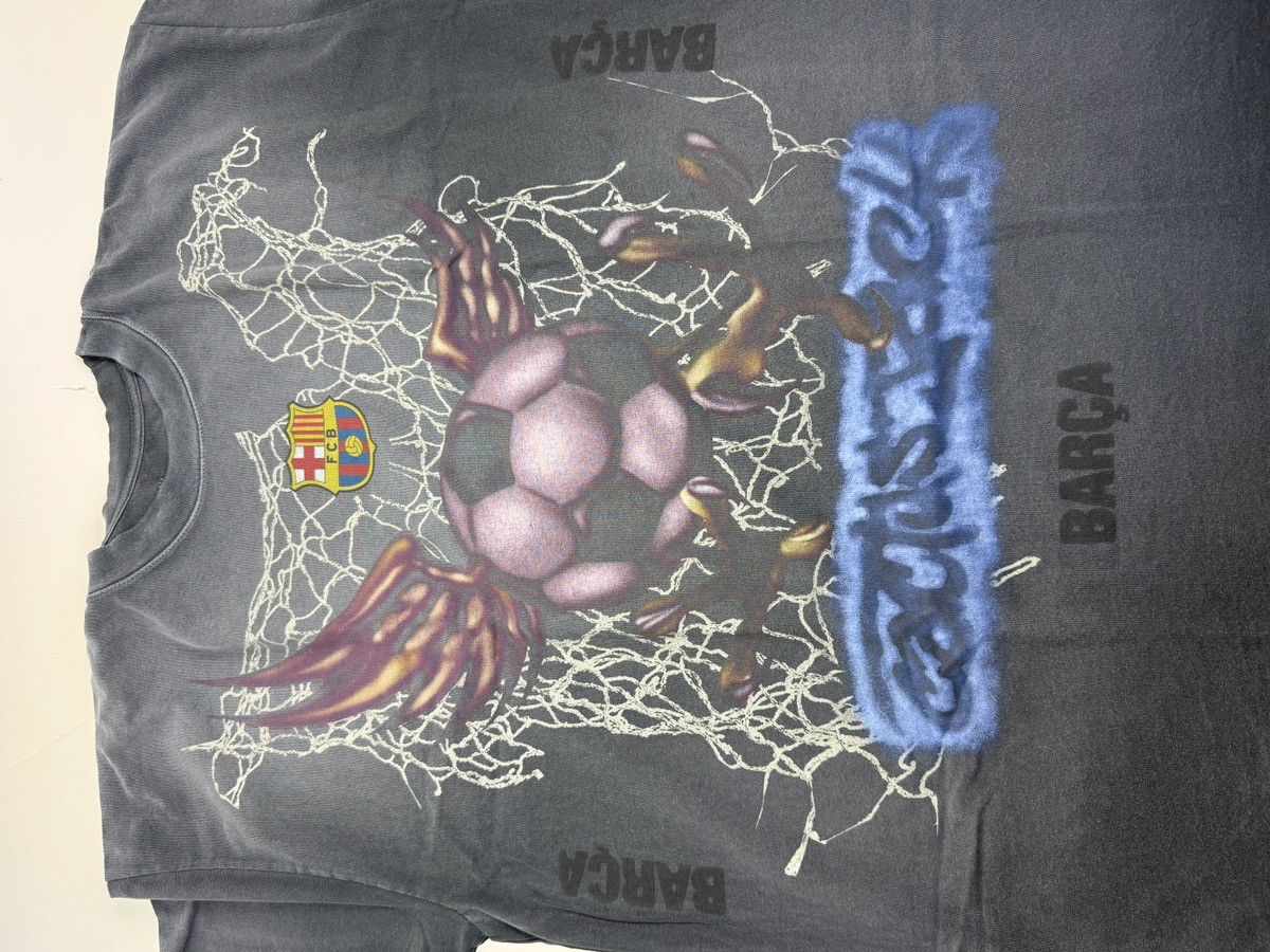 Travis Scott CJ X FCB WASHED SPRAY LOGO T-SHIRT Size US XL / EU 56 / 4 - 3 Thumbnail