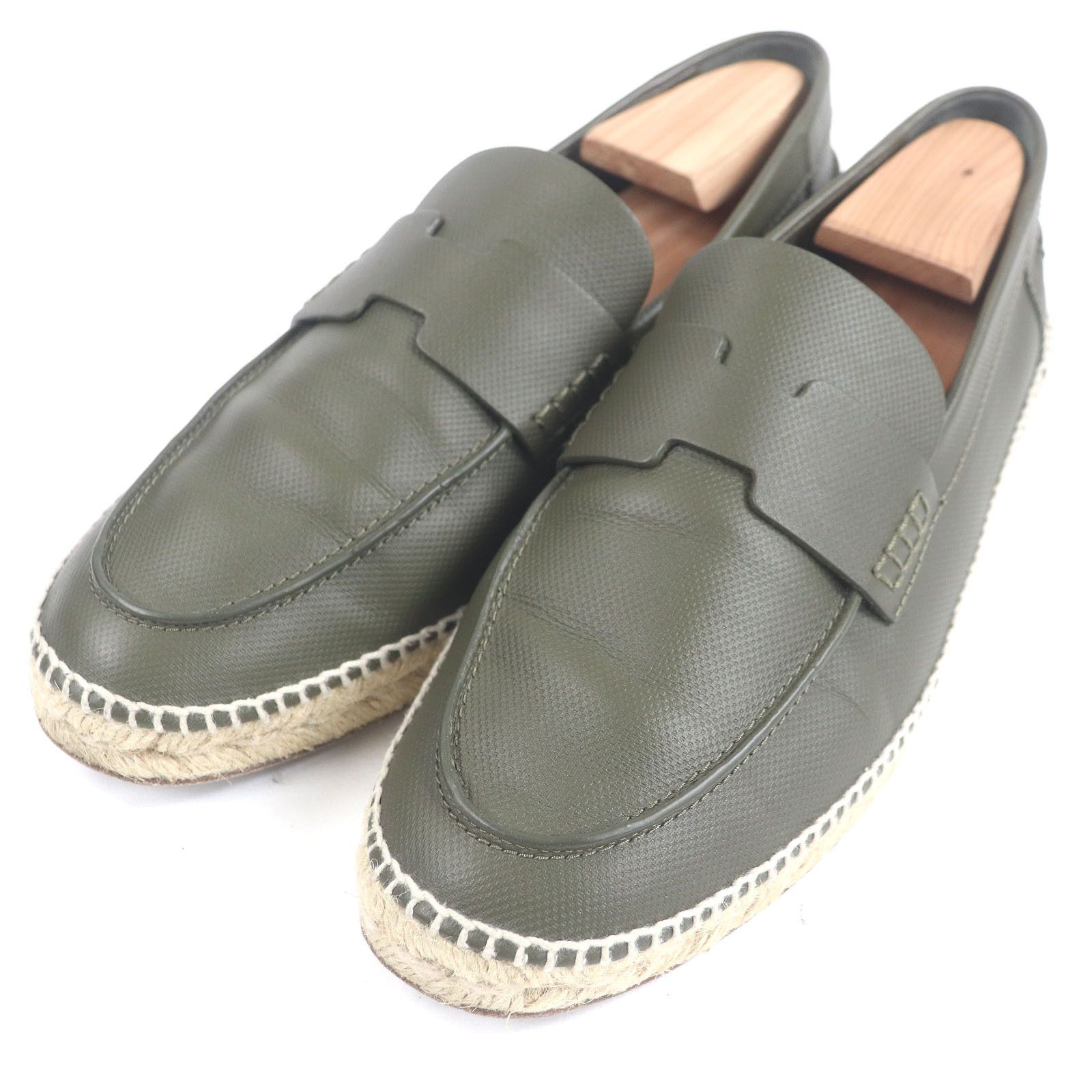 Hermes Hermes Hermes Trip H logo motif Leather Espadrilles Leather Shoes DUTY FREE for USA Size ONE SIZE - 1 Thumbnail
