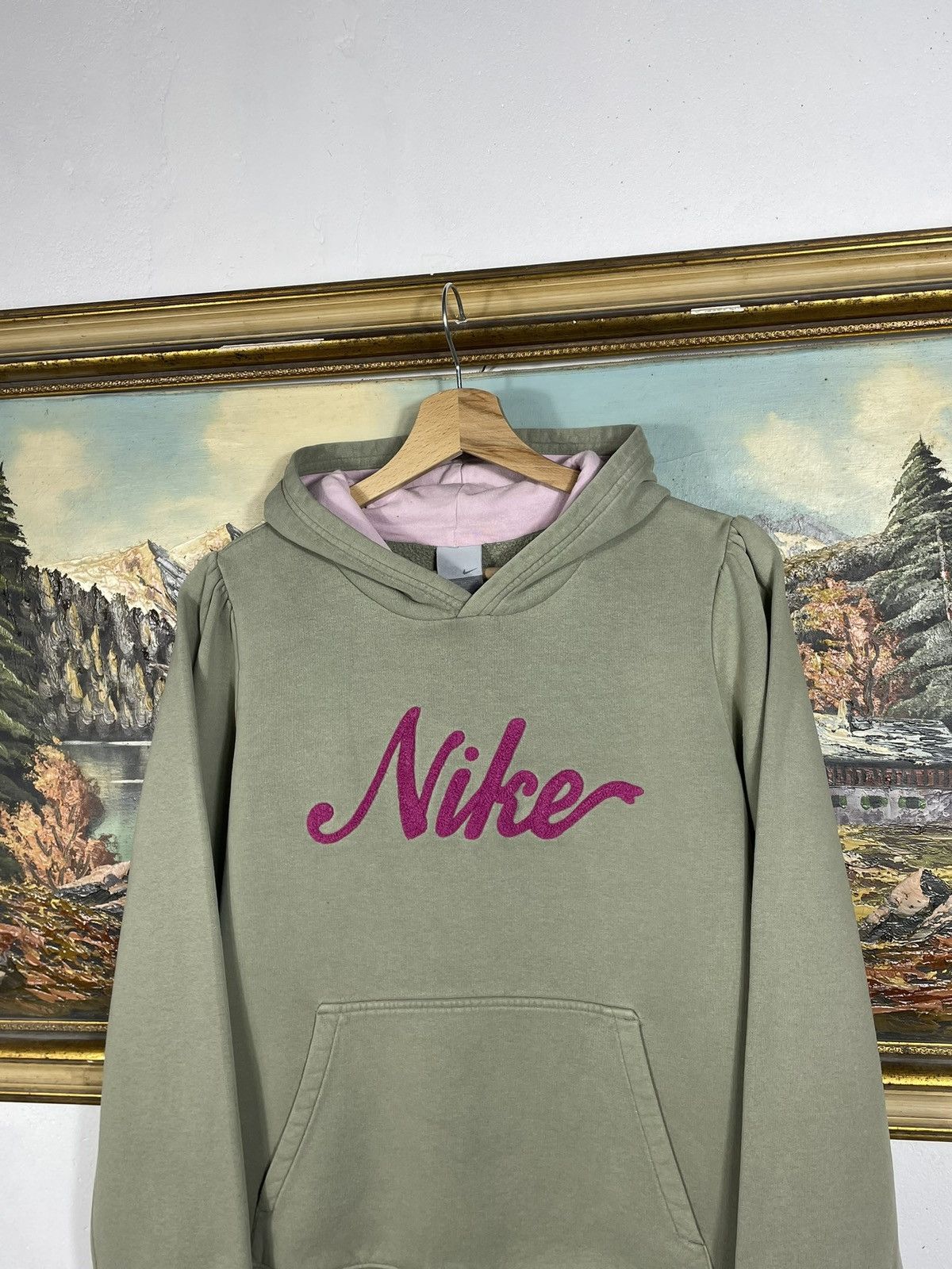 Nike × Vintage Nike Sweatshirt Baggy Loose Skate Hiphop Rap Retro 00s Swag Size S / US 4 / IT 40 - 5 Thumbnail