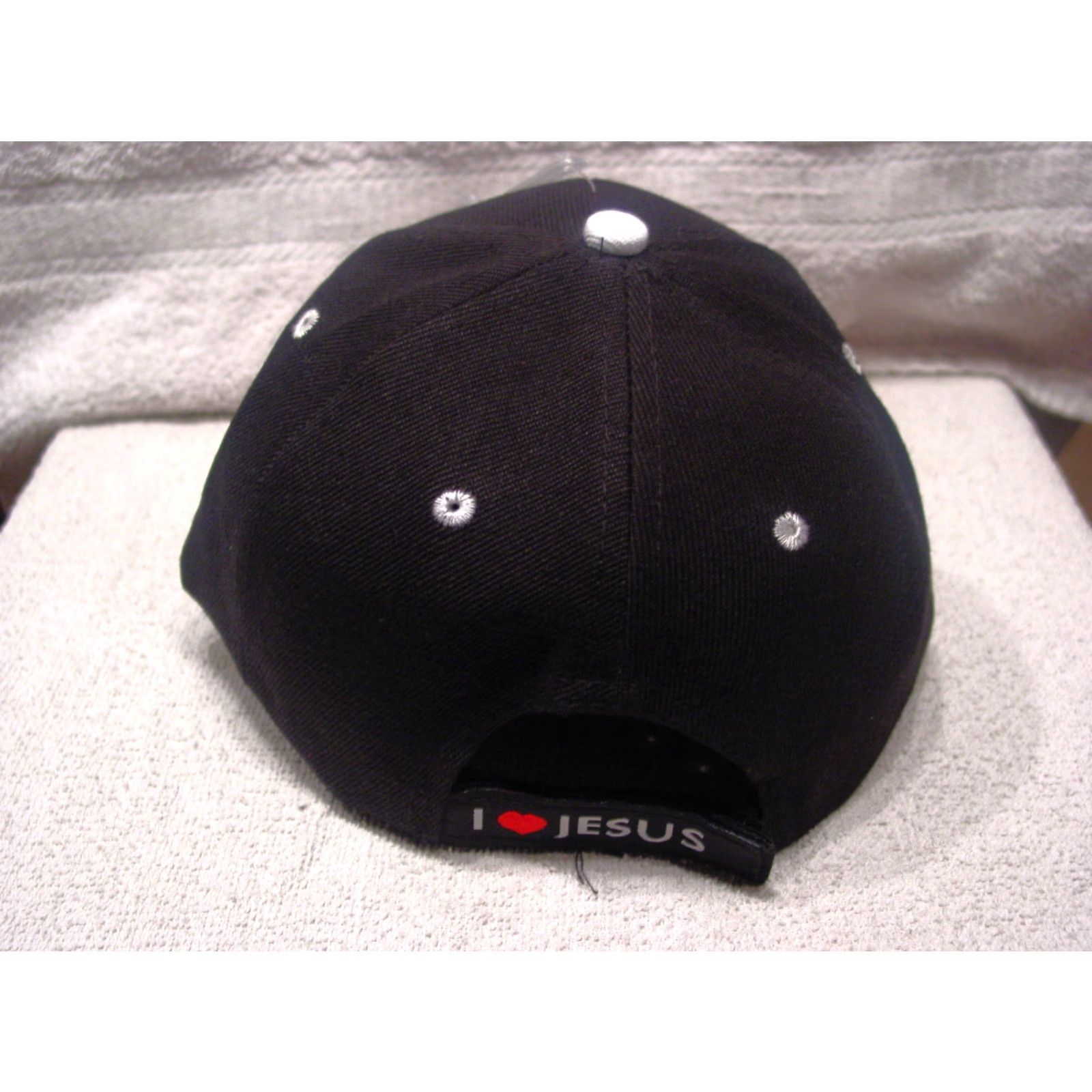 Vintage JESUS IS MY BOSS BASEBALL CAP Black Men Adjustable Size Bagged? Size ONE SIZE - 2 Thumbnail