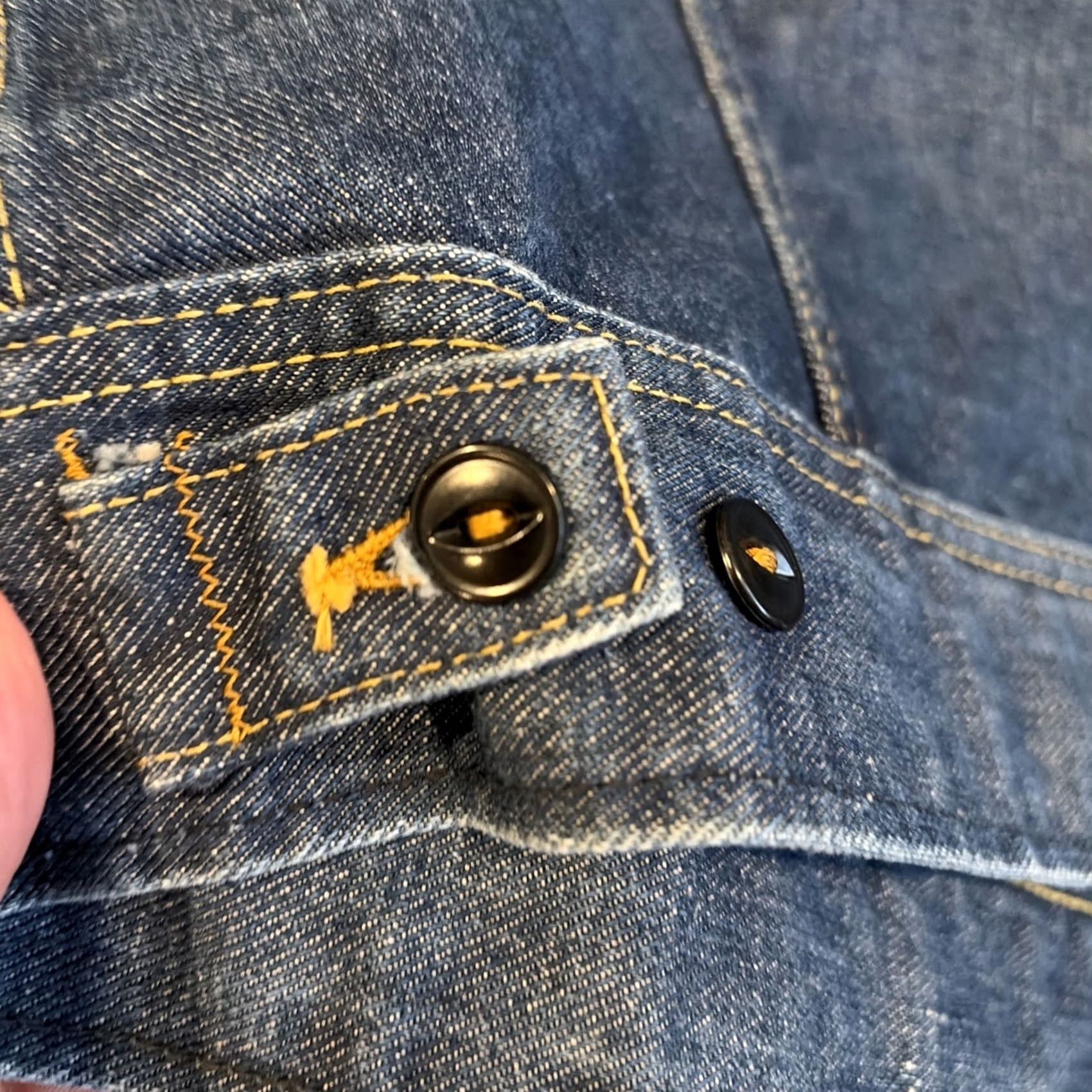 Lee VINTAGE Lee Riders Denim Jacket 44 Regular Men Union Made in USA Size US S / EU 44-46 / 1 - 6 Thumbnail